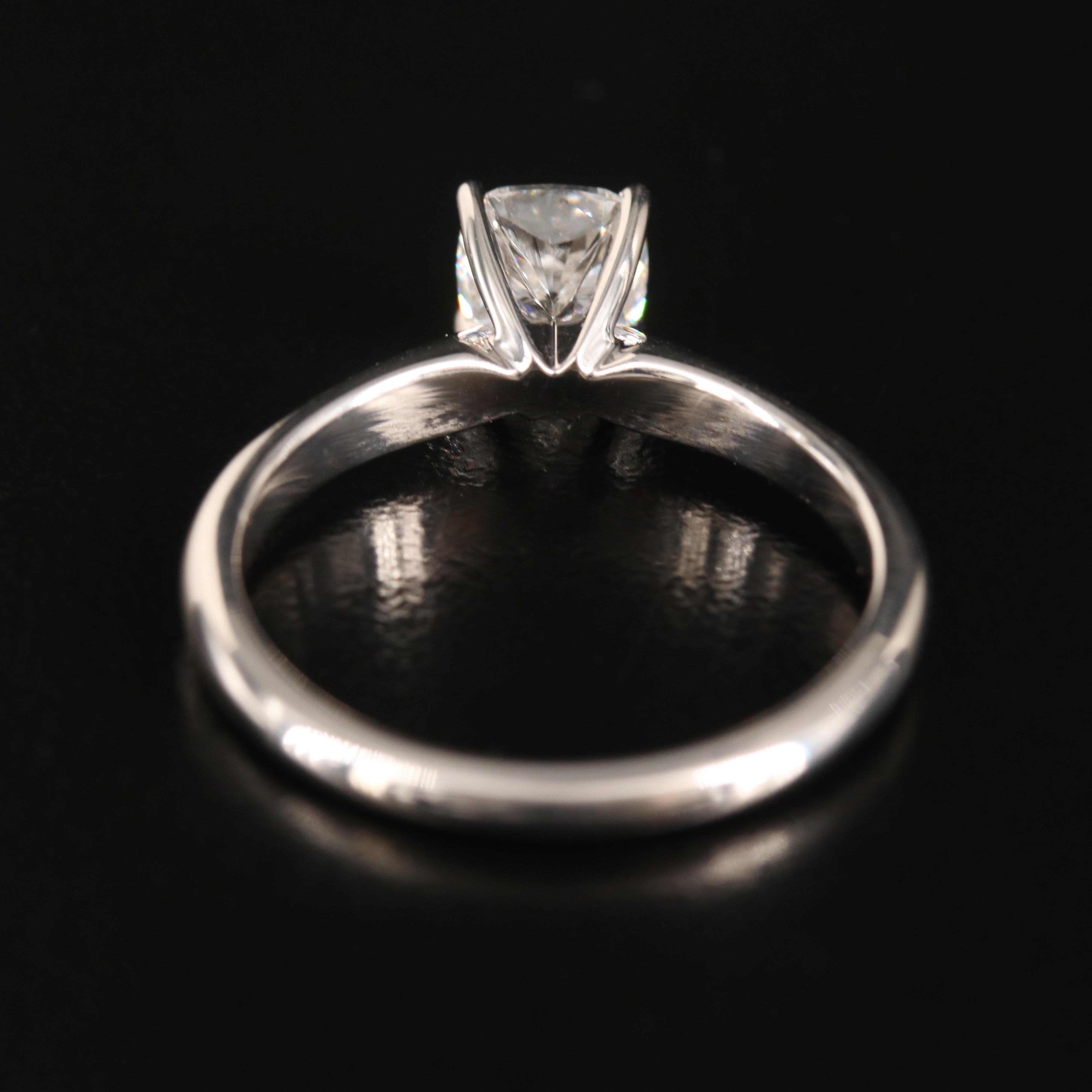 14K 1.00 CT Lab Grown Diamond Solitaire Ring with IGI Report