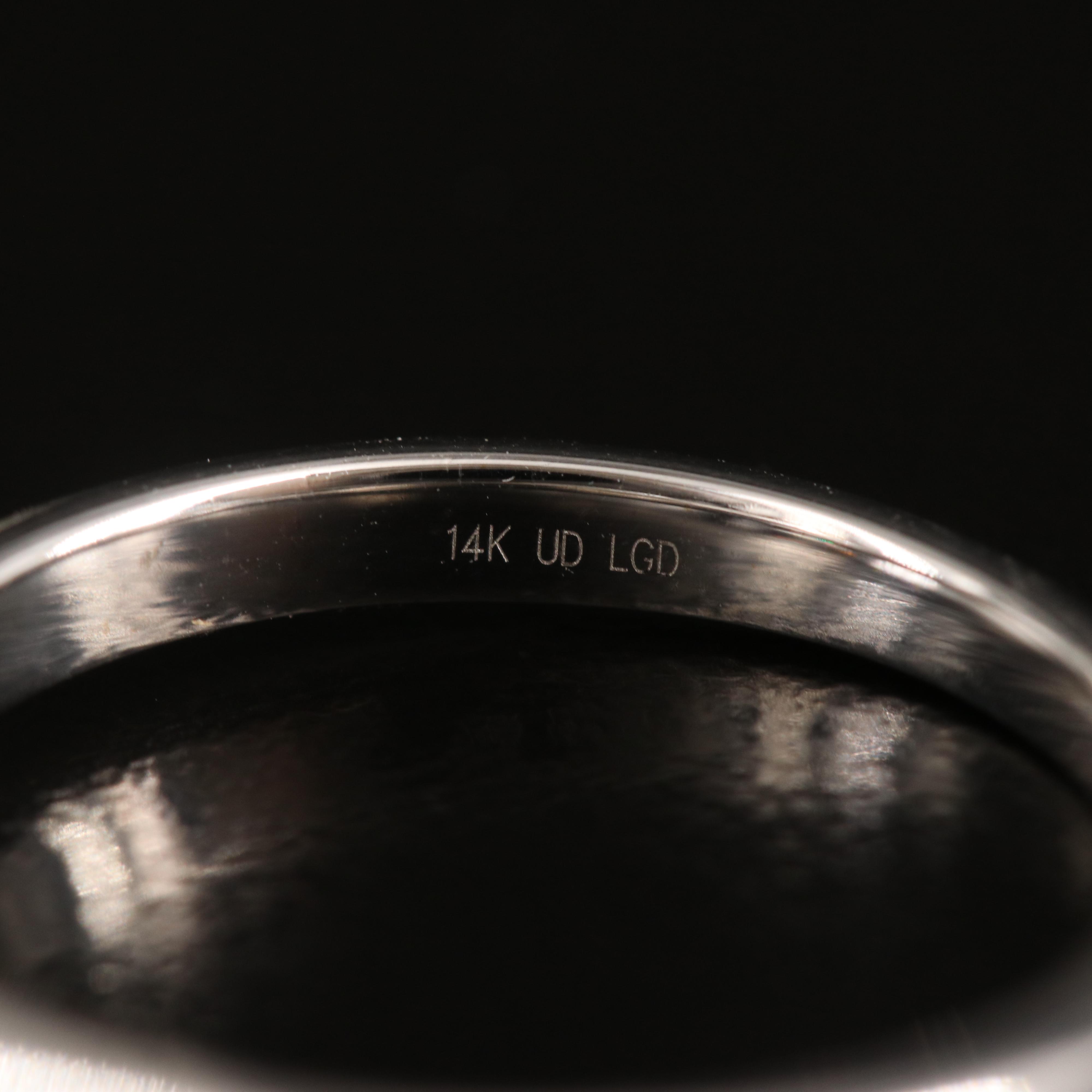 14K 1.00 CT Lab Grown Diamond Solitaire Ring with IGI Report