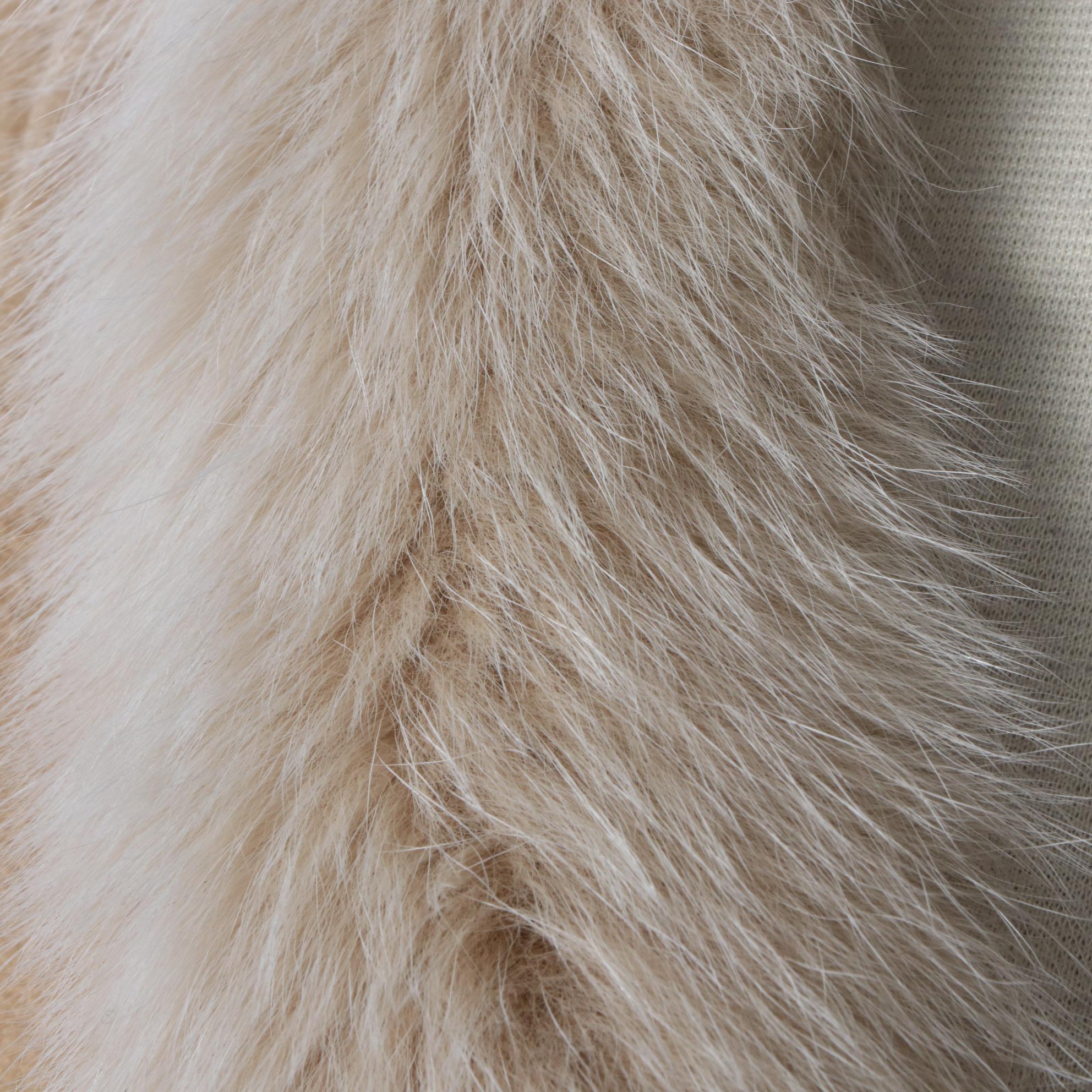 Sofia Cashmere Cervinia Cashmere Cape with Fox Fur Trim