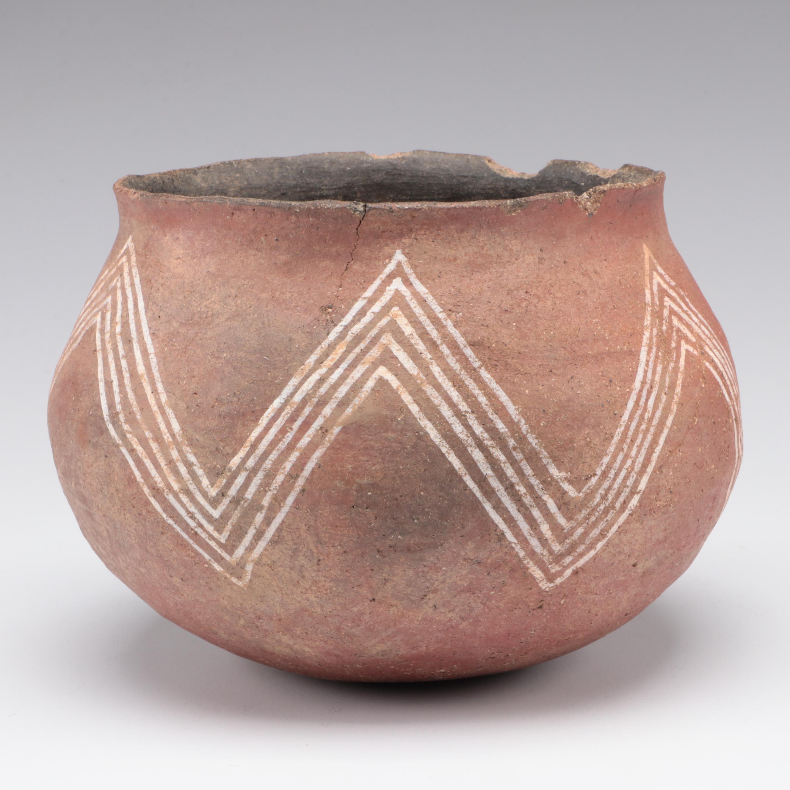 Salado White on Red Jar, Circa 1250 C. E.