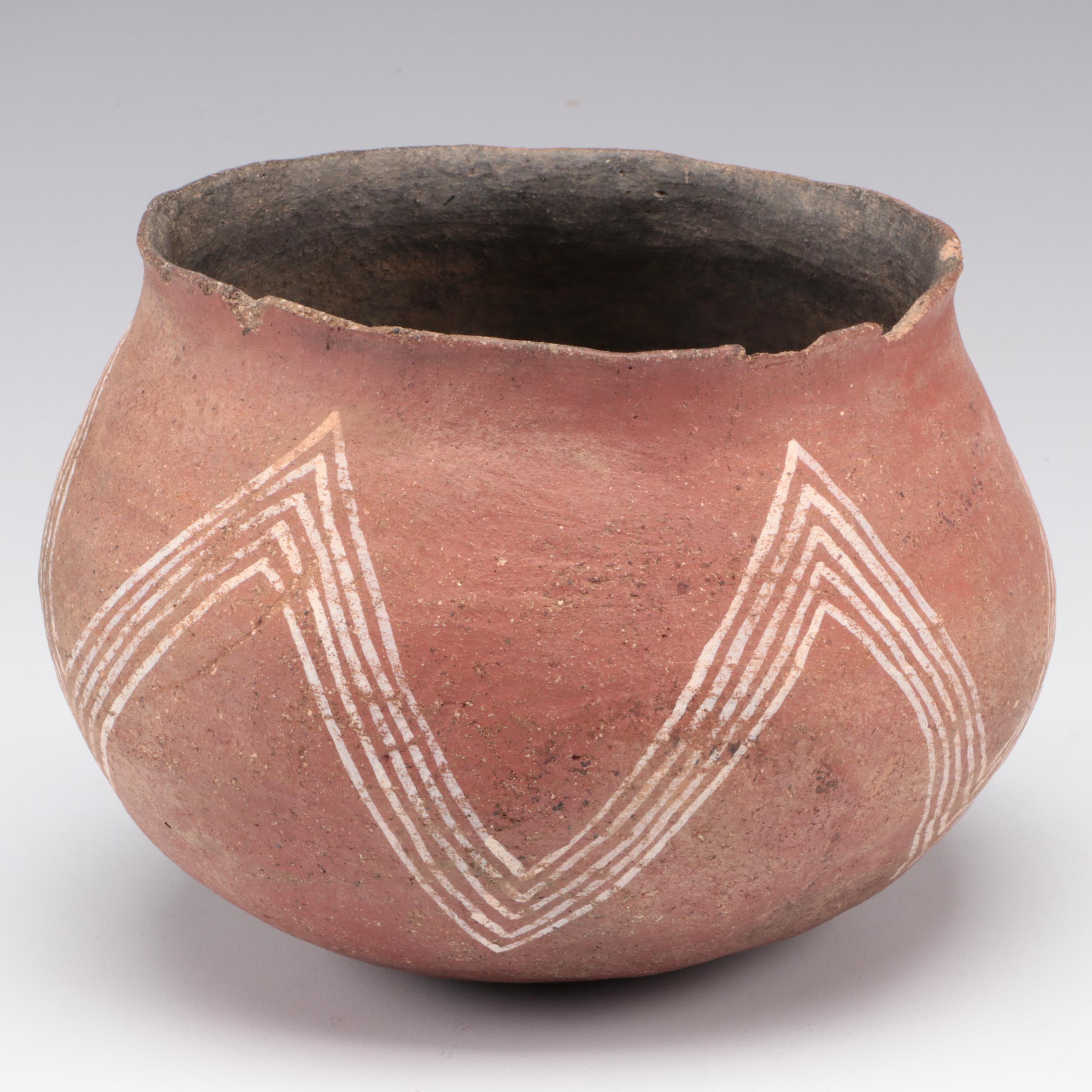 Salado White on Red Jar, Circa 1250 C. E.