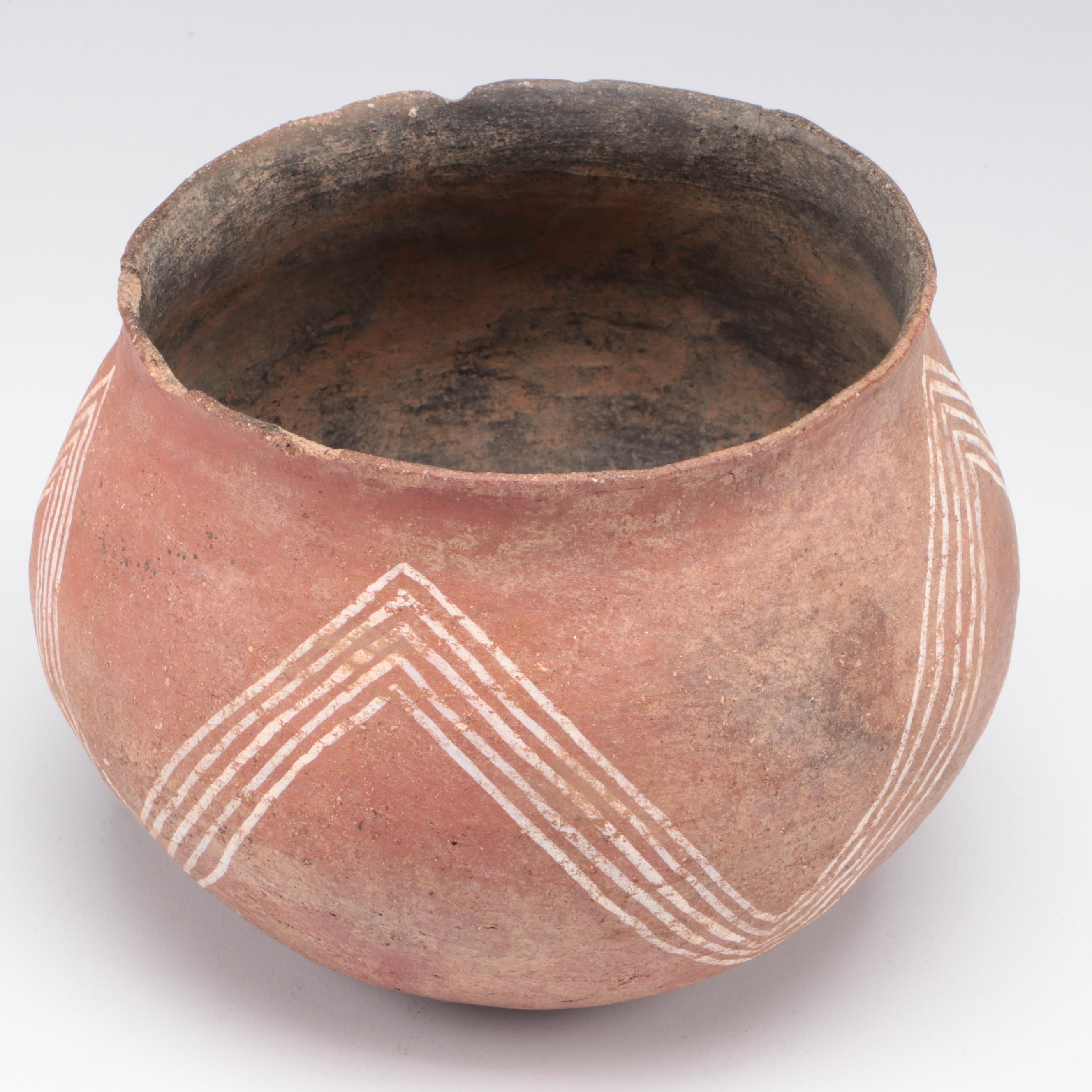 Salado White on Red Jar, Circa 1250 C. E.