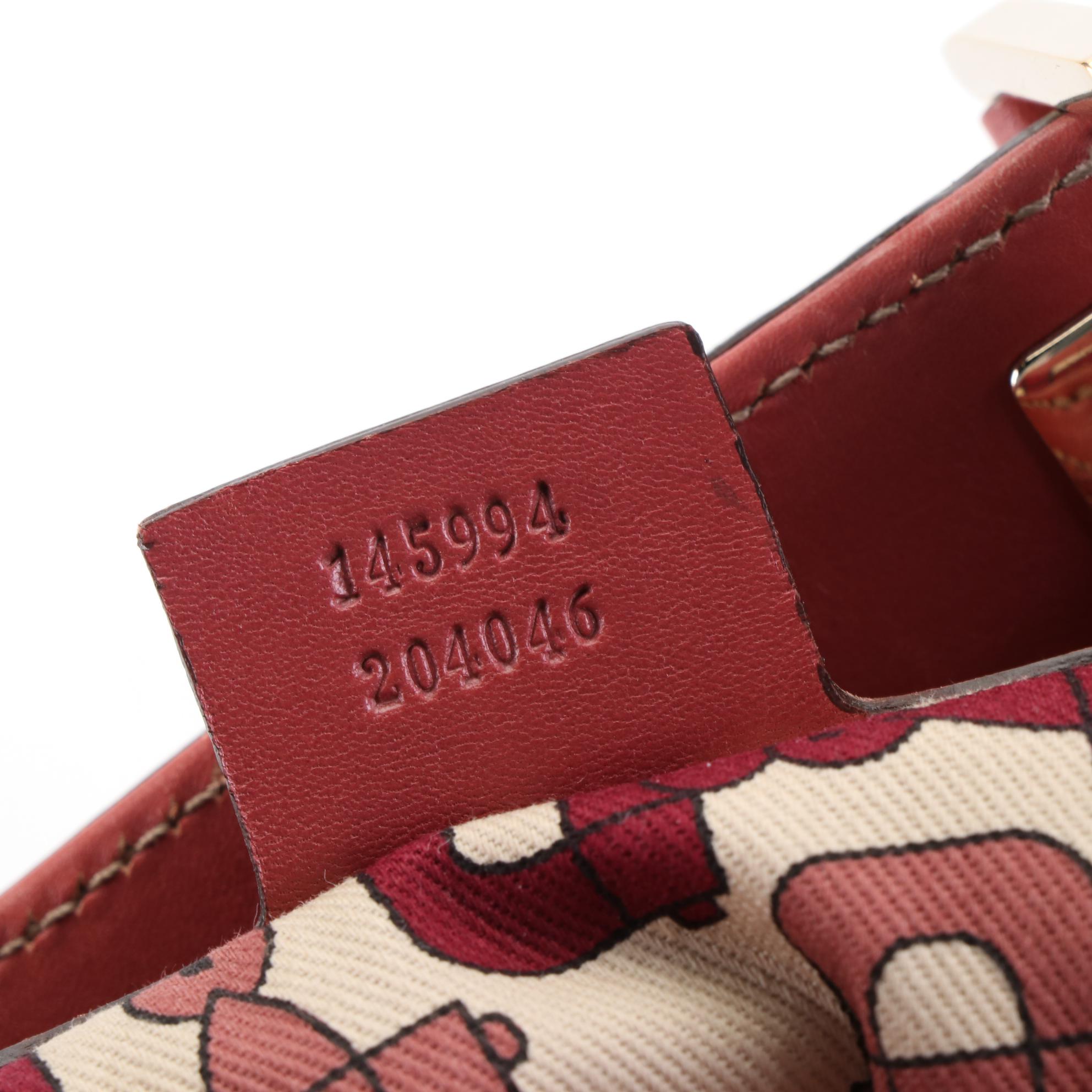 Gucci Punch GG Embossed Leather Shoulder Bag