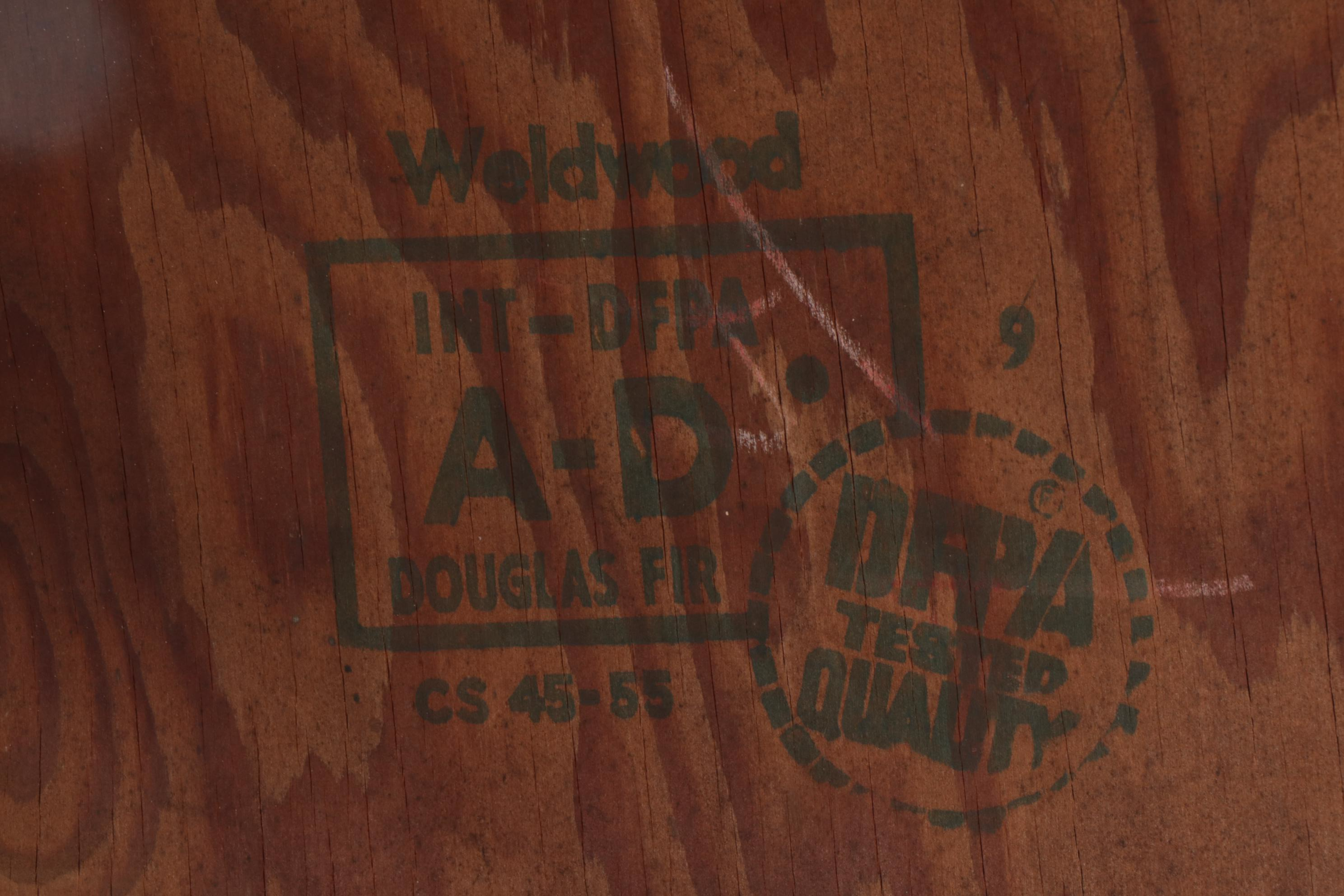 Mid Century Modern Laminate-Top Table with Hairpin Legs