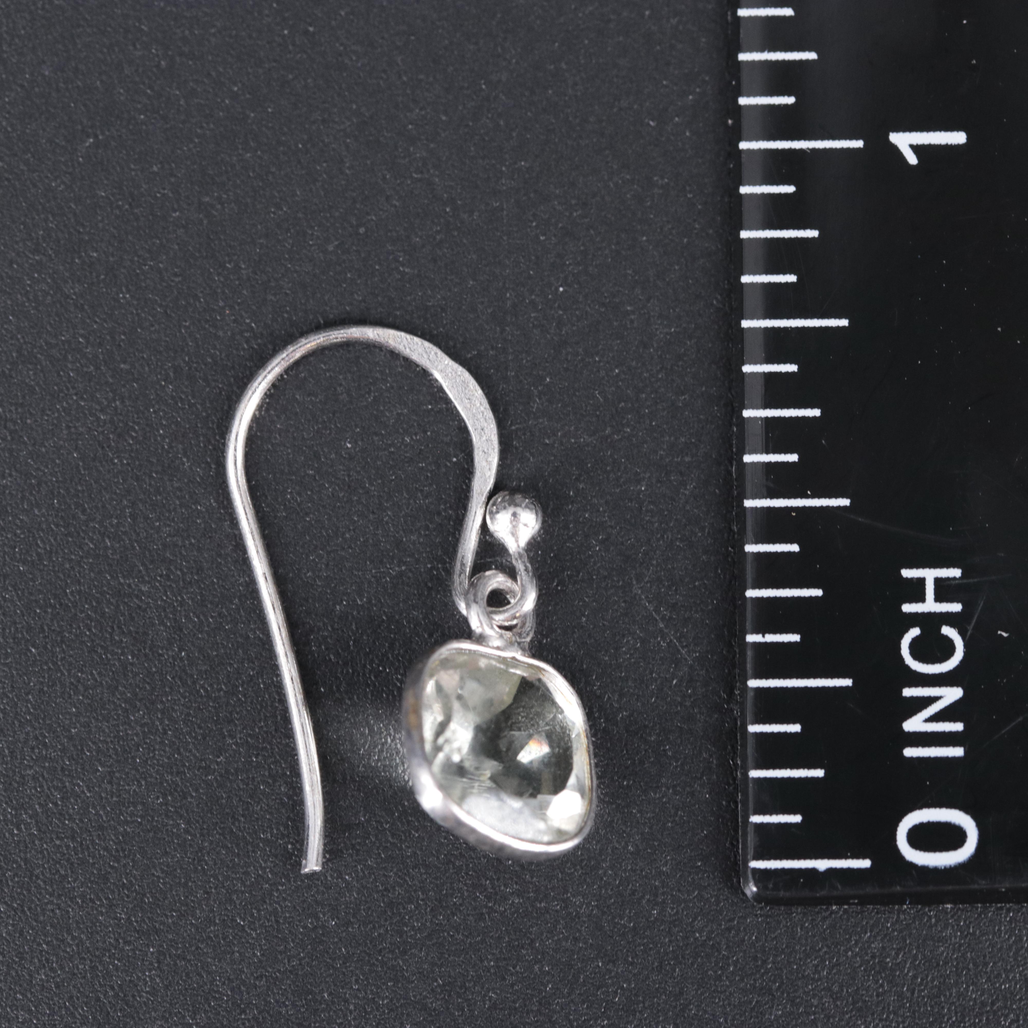 Sterling Silver Earrings Including Amethyst