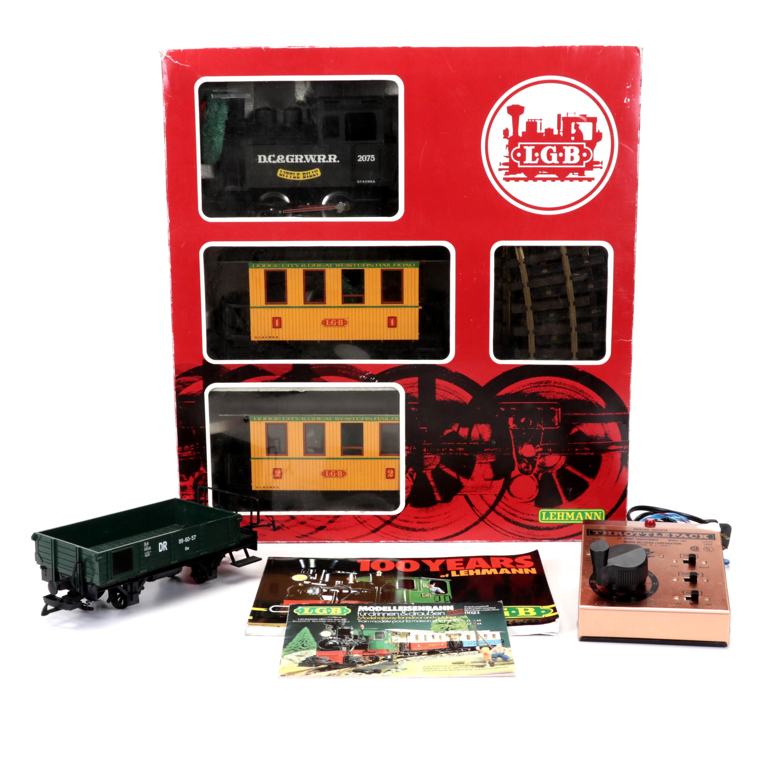 LGB G-Scale "Dodge City & Great Western Railroad" Passenger Train Set and More