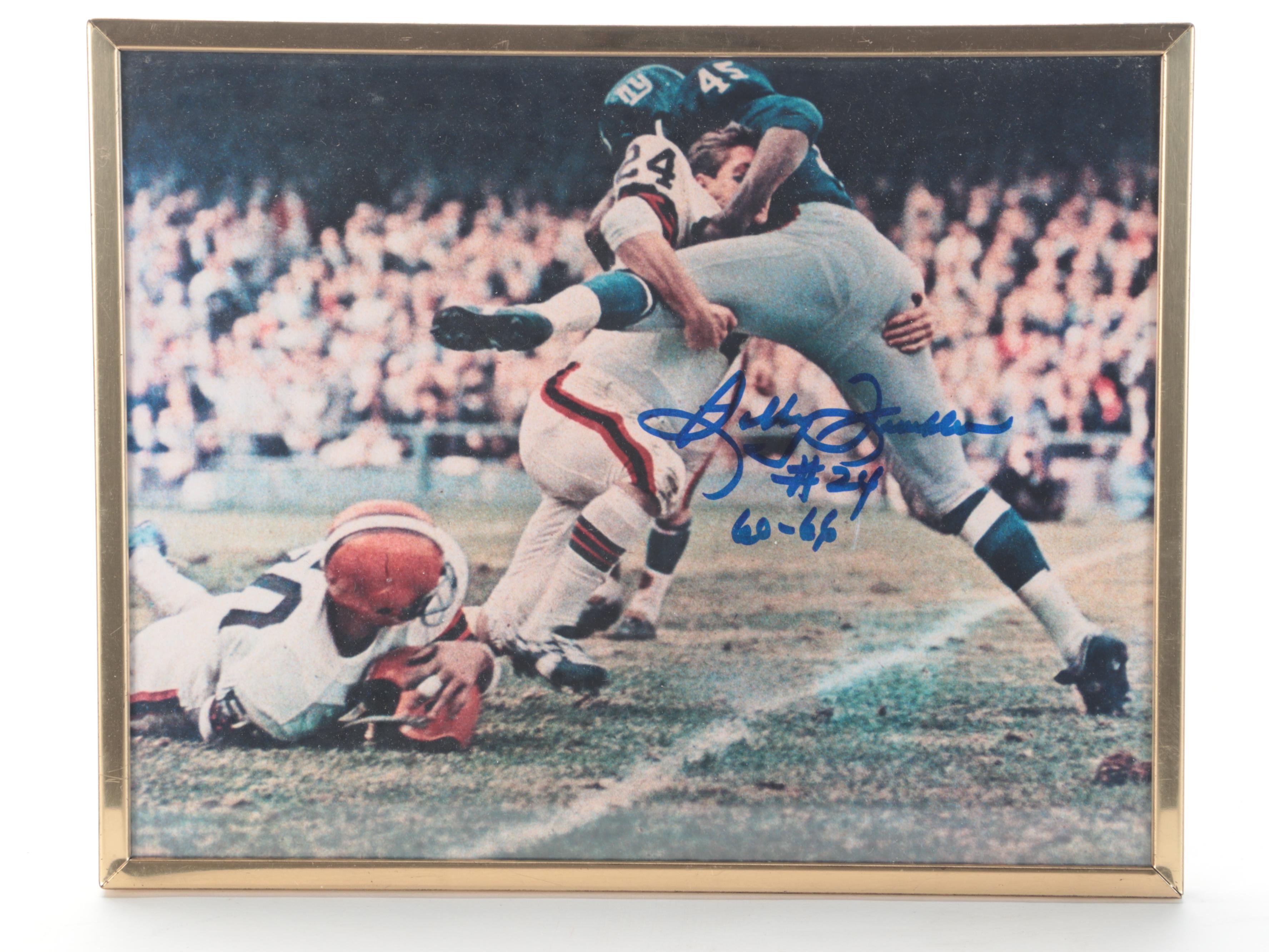 Cleveland Browns Signed Footballs, Giclées and More Including Collins, Dixon