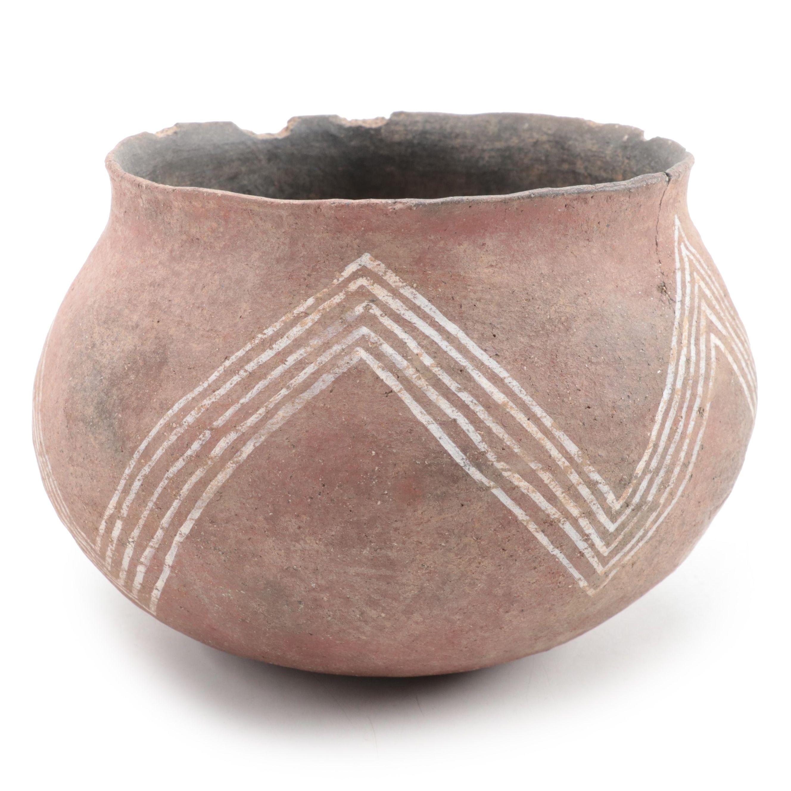 Salado White on Red Jar, Circa 1250 C. E.