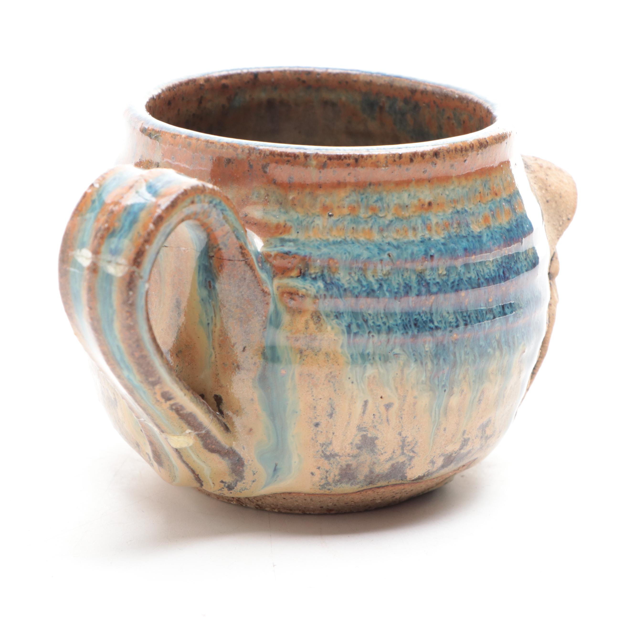 Studio Pottery Character Mugs and Figurine