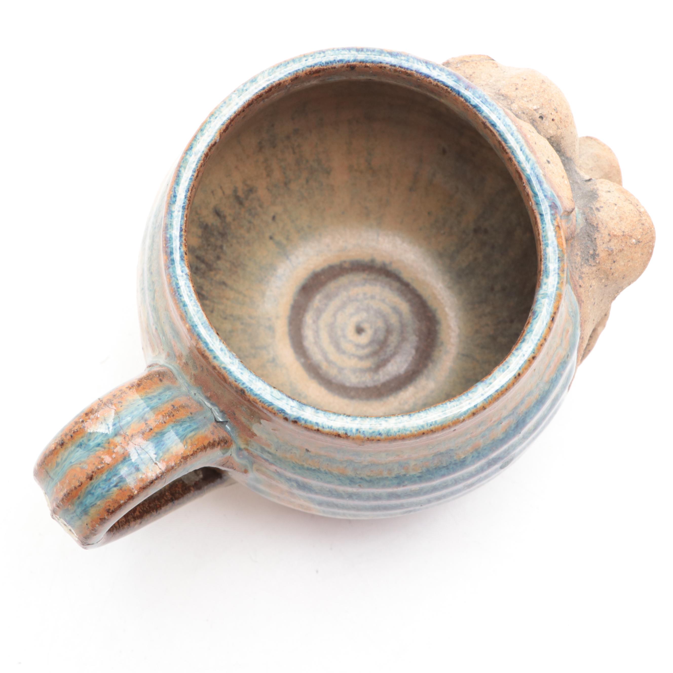 Studio Pottery Character Mugs and Figurine