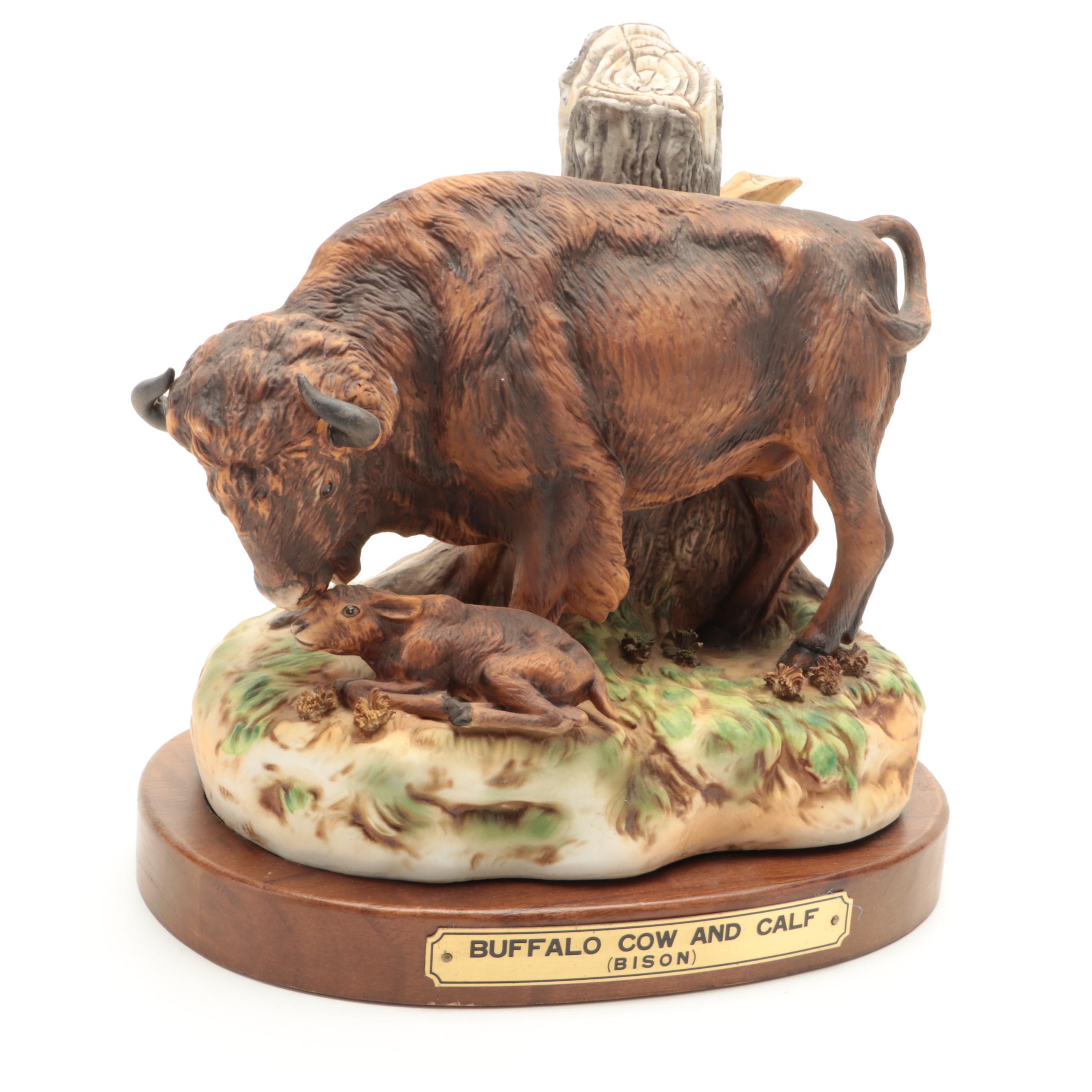 Ski-Country "Brown Bear" and Other Figural Ceramic Decanter