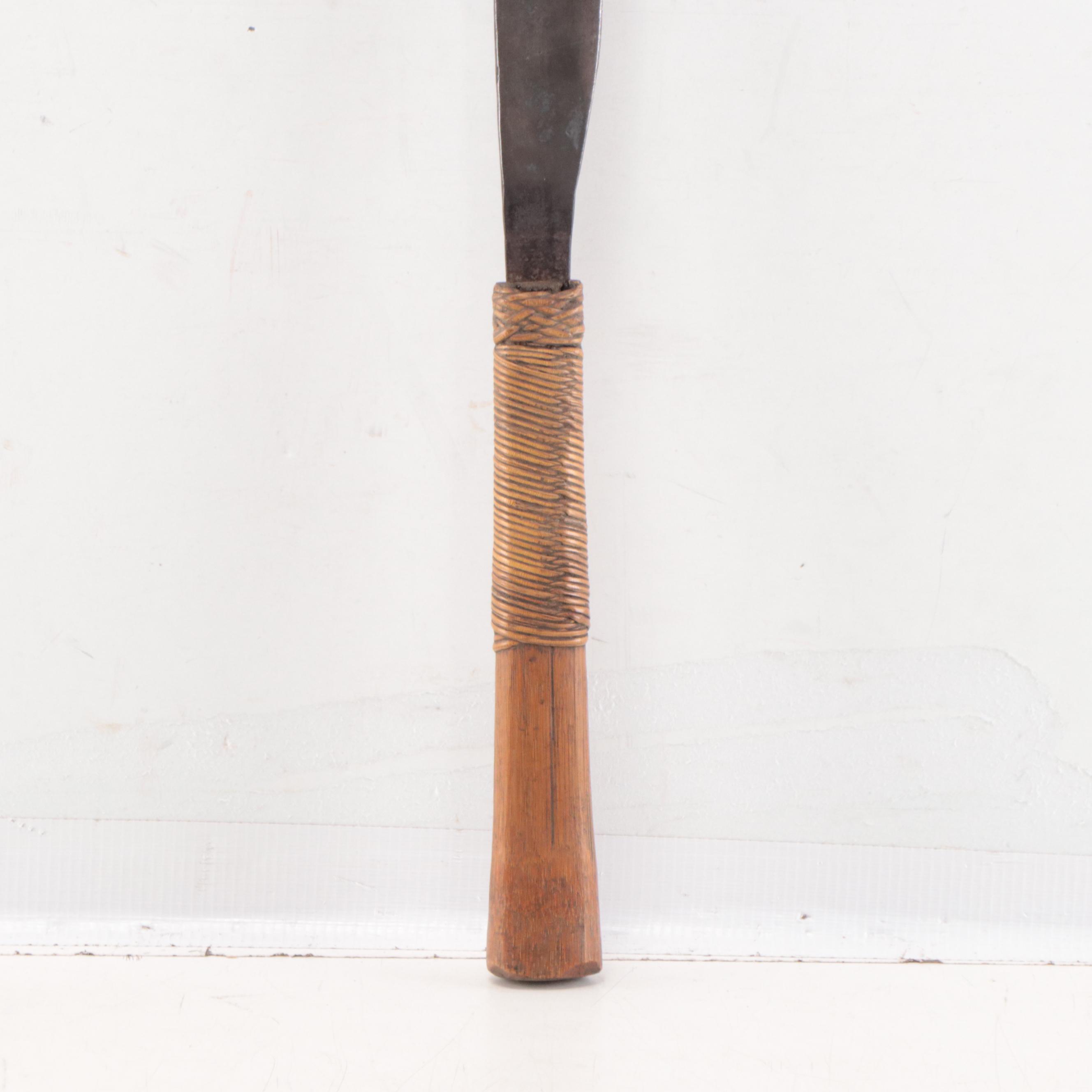 Naga Steel Hunter's Dao Blade, Mid-20th Century