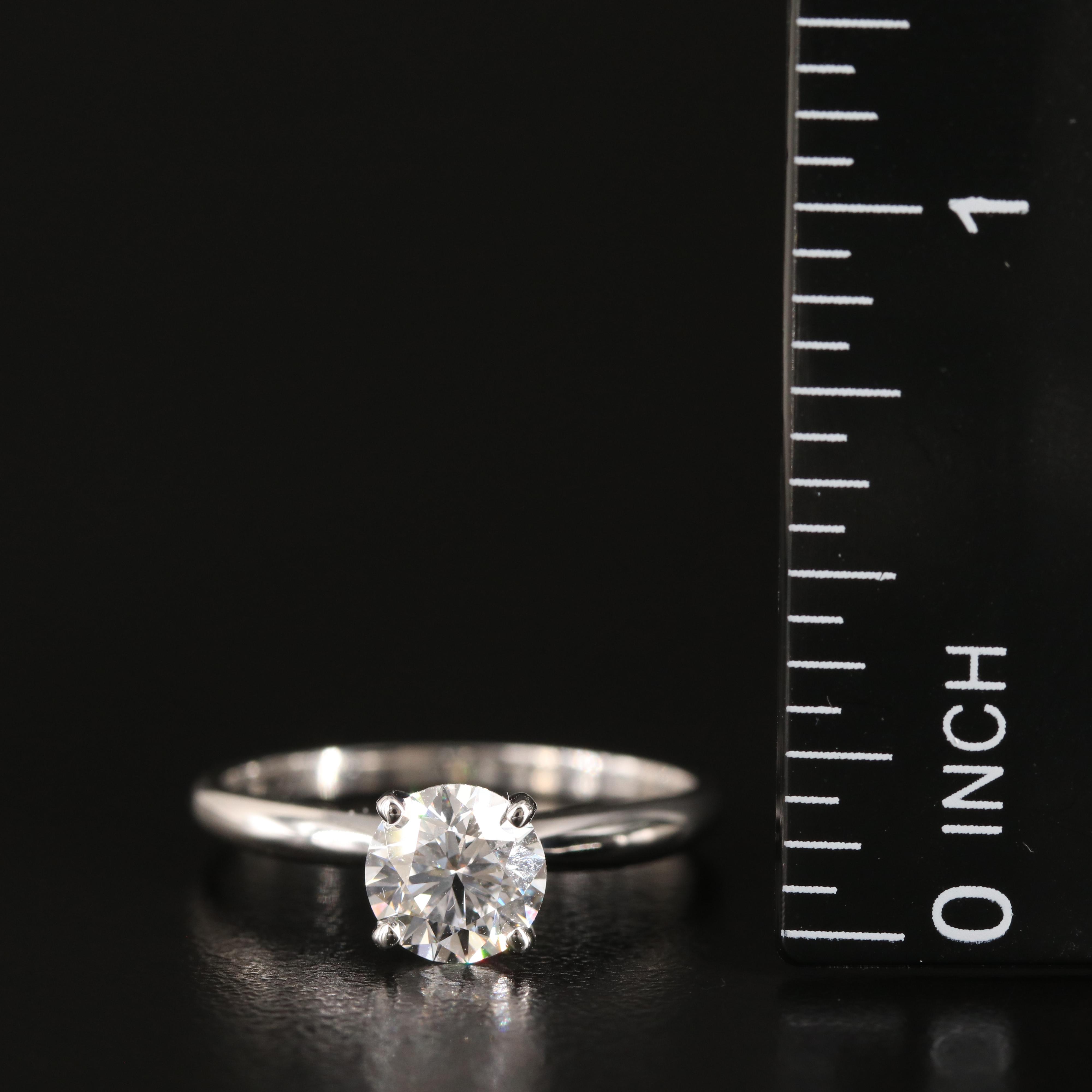 14K 1.00 CT Lab Grown Diamond Solitaire Ring with IGI Report