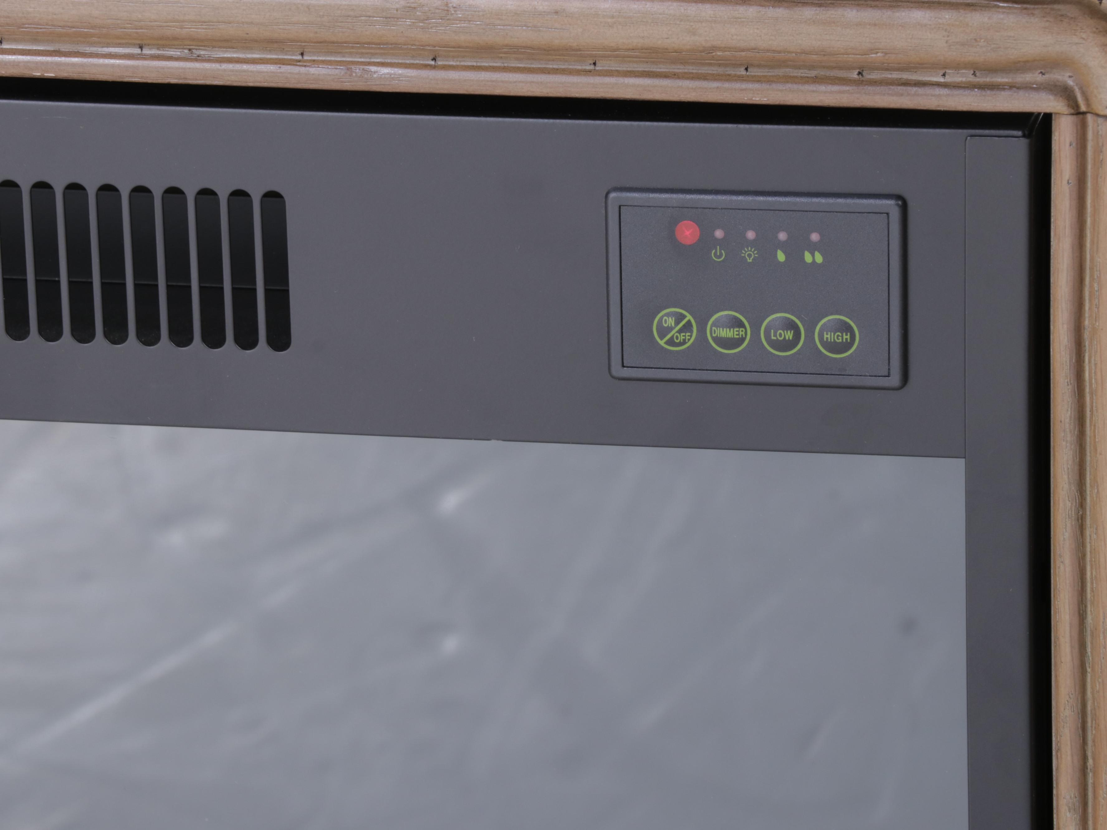 Great World Ltd. "Model GW-2078" Oak-Finished Electric Fireplace