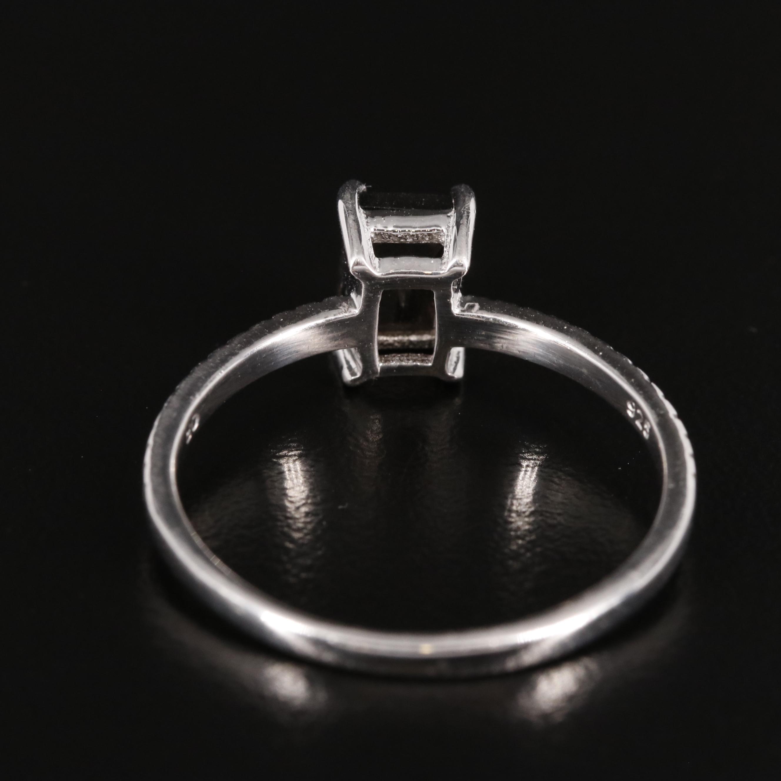 Sterling Silver Smoky Quartz Ring