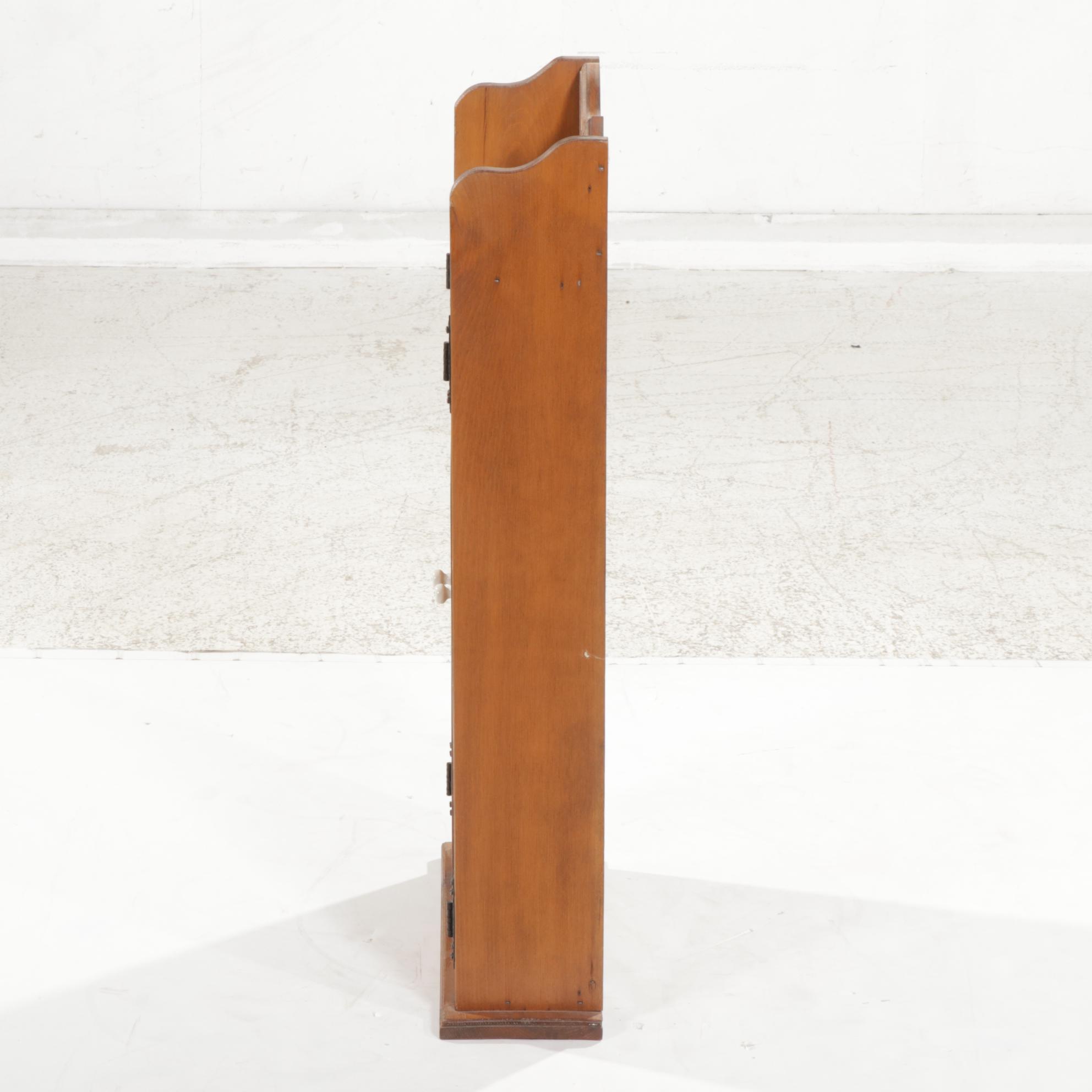 Early American Style Pine Cabinet, 1970s