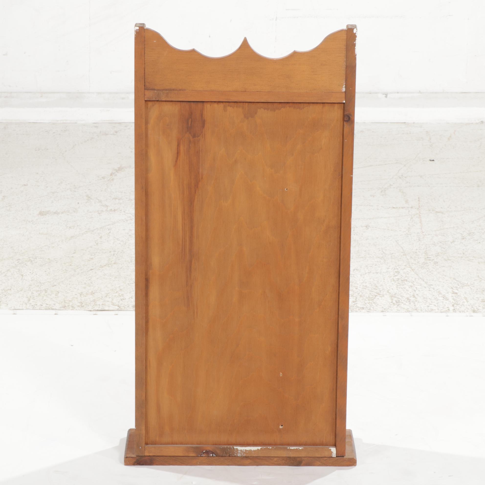 Early American Style Pine Cabinet, 1970s