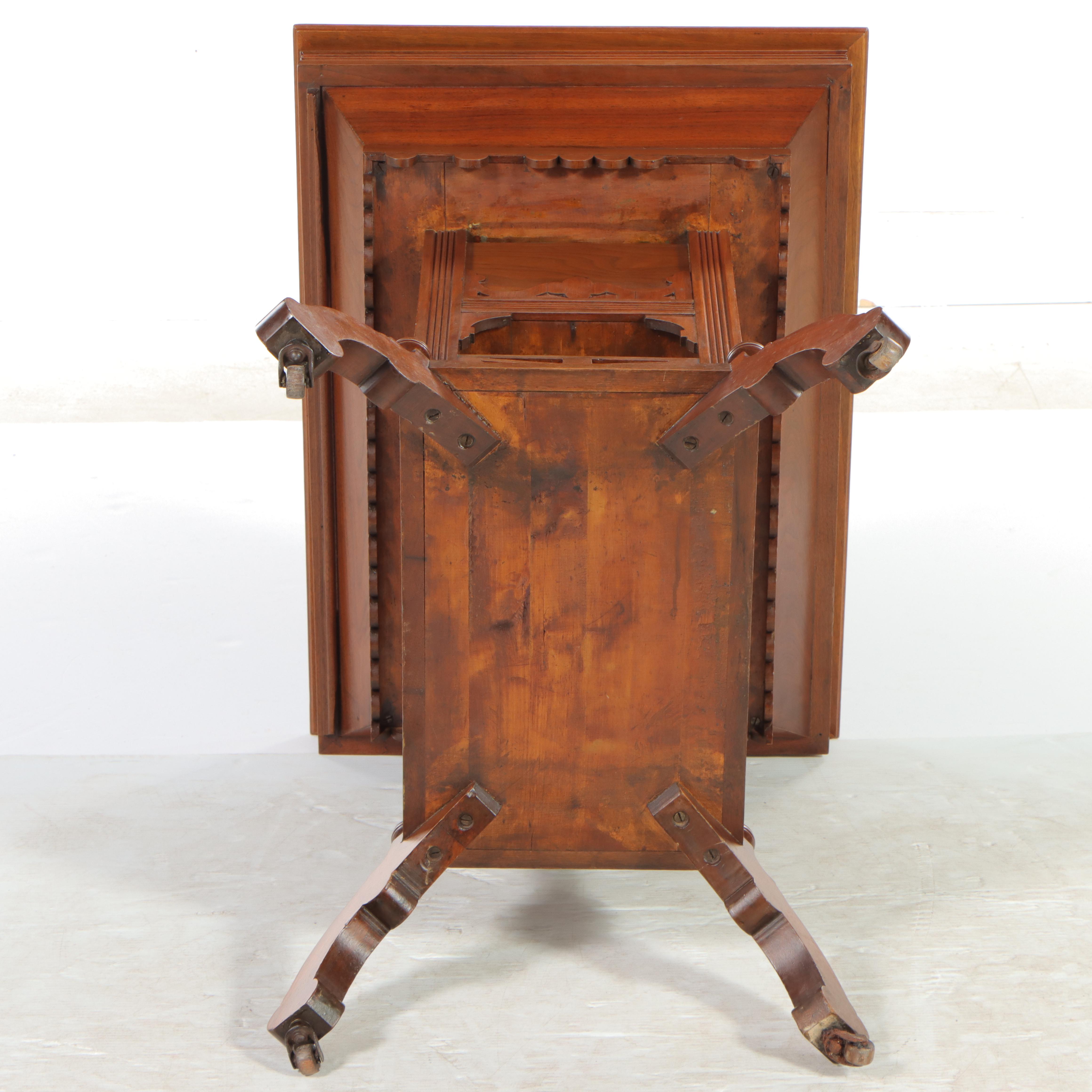 Victorian Forest City Furniture The Ross Table Wash-Stand in Walnut, Late 19th C