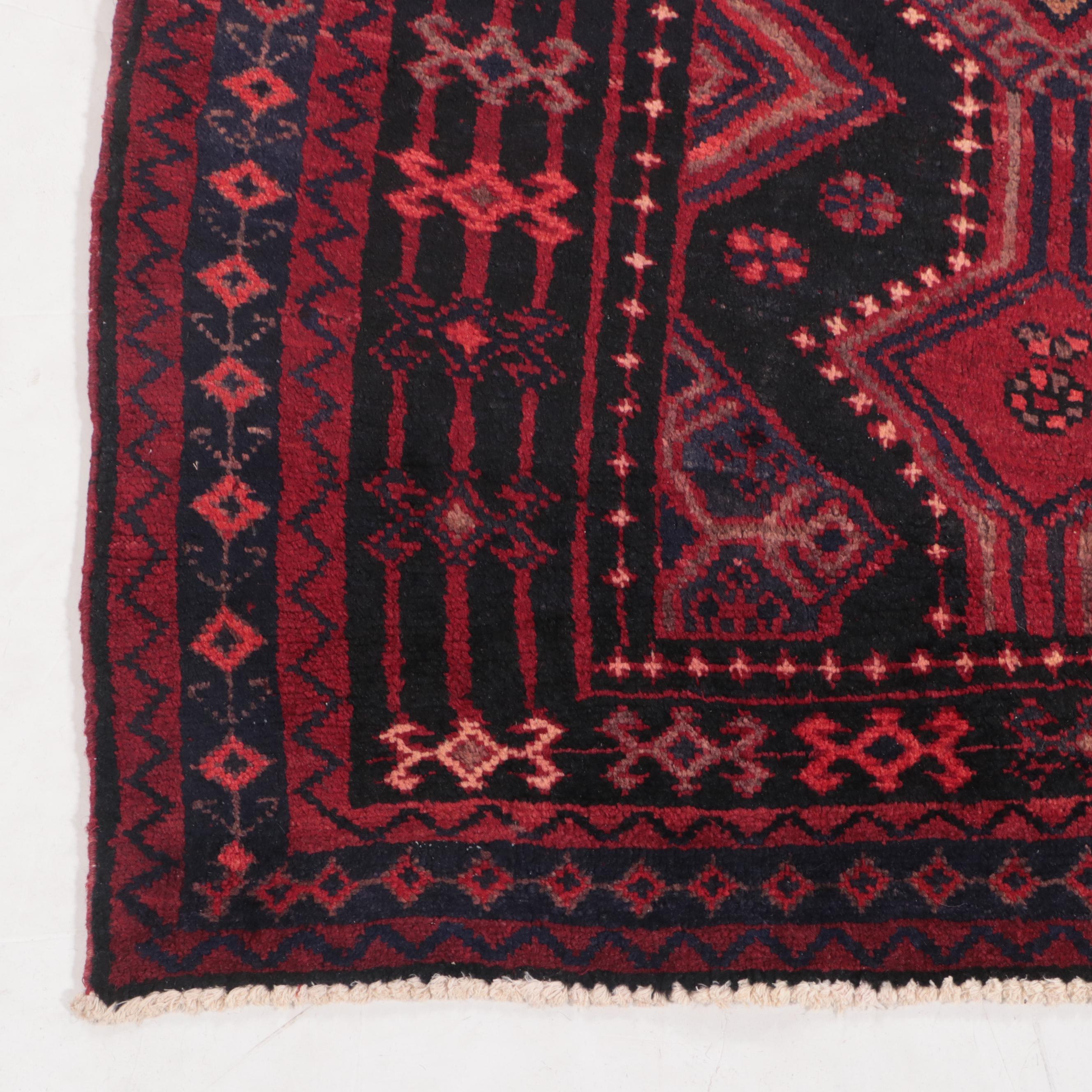 5'11 x 8'3 Hand-Knotted Persian Yalameh Area Rug