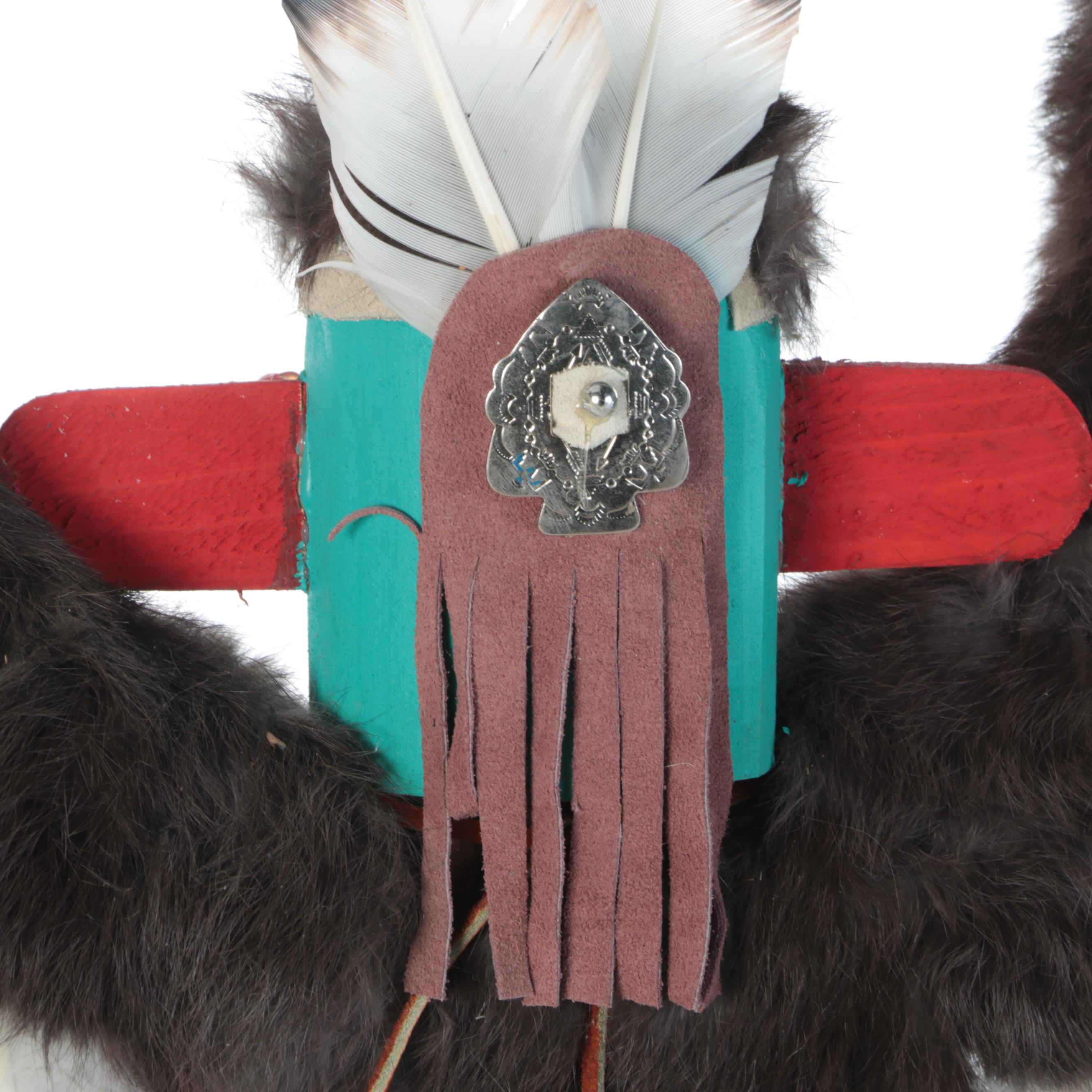 Jacida Signed Native American Navajo Style "Eagle" Kachina Figure