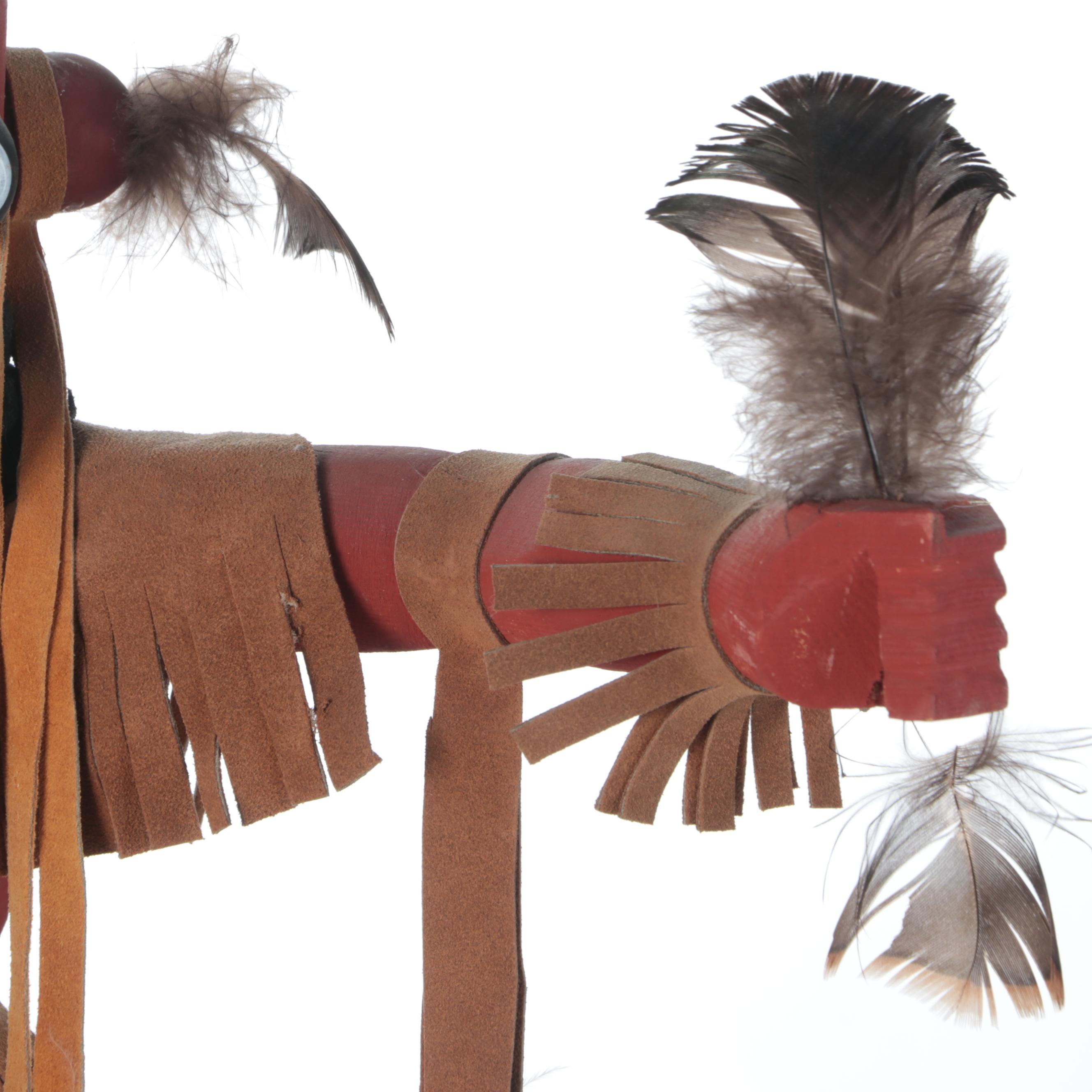 Native American Hopi "Mudhead" Kachina Figure