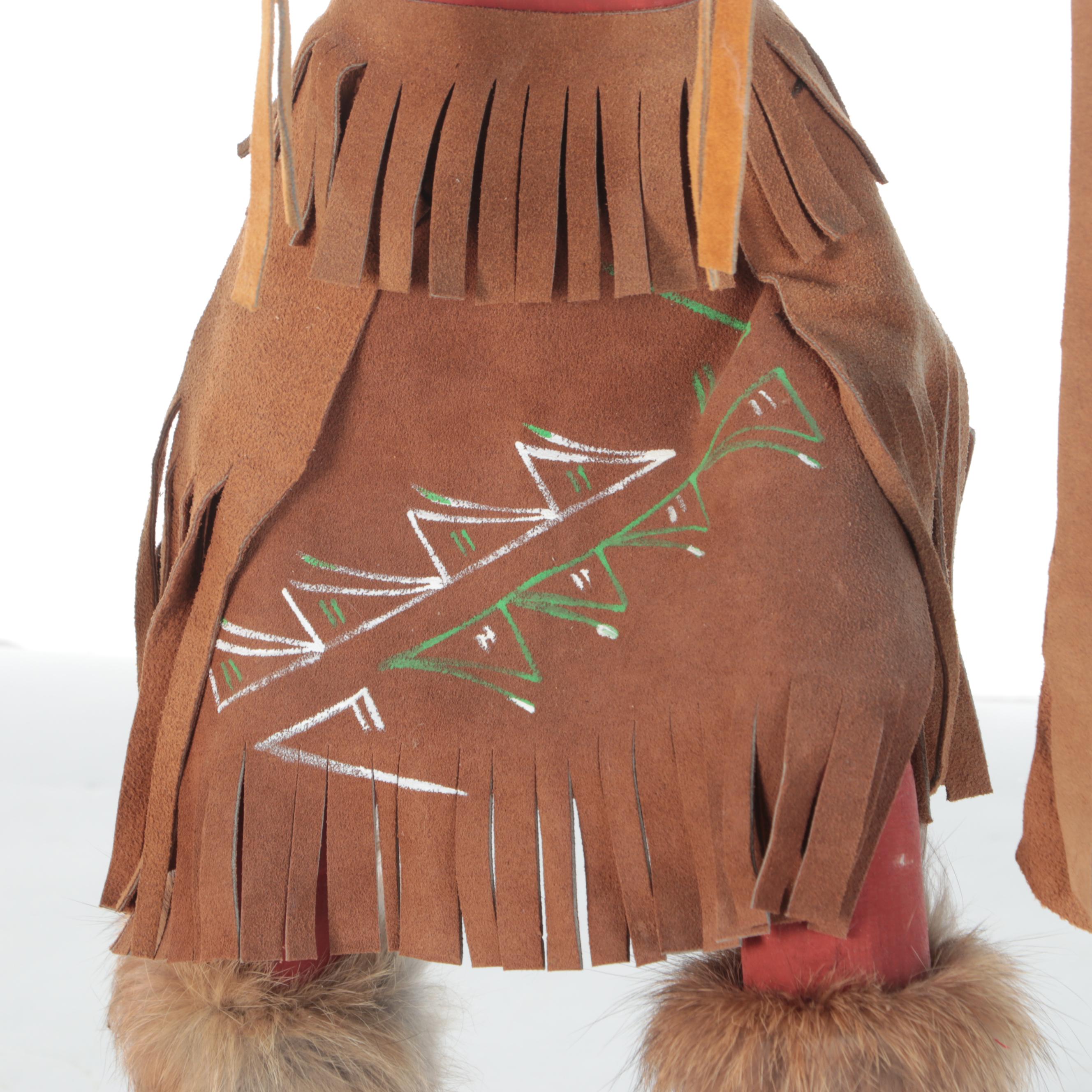 Native American Hopi "Mudhead" Kachina Figure