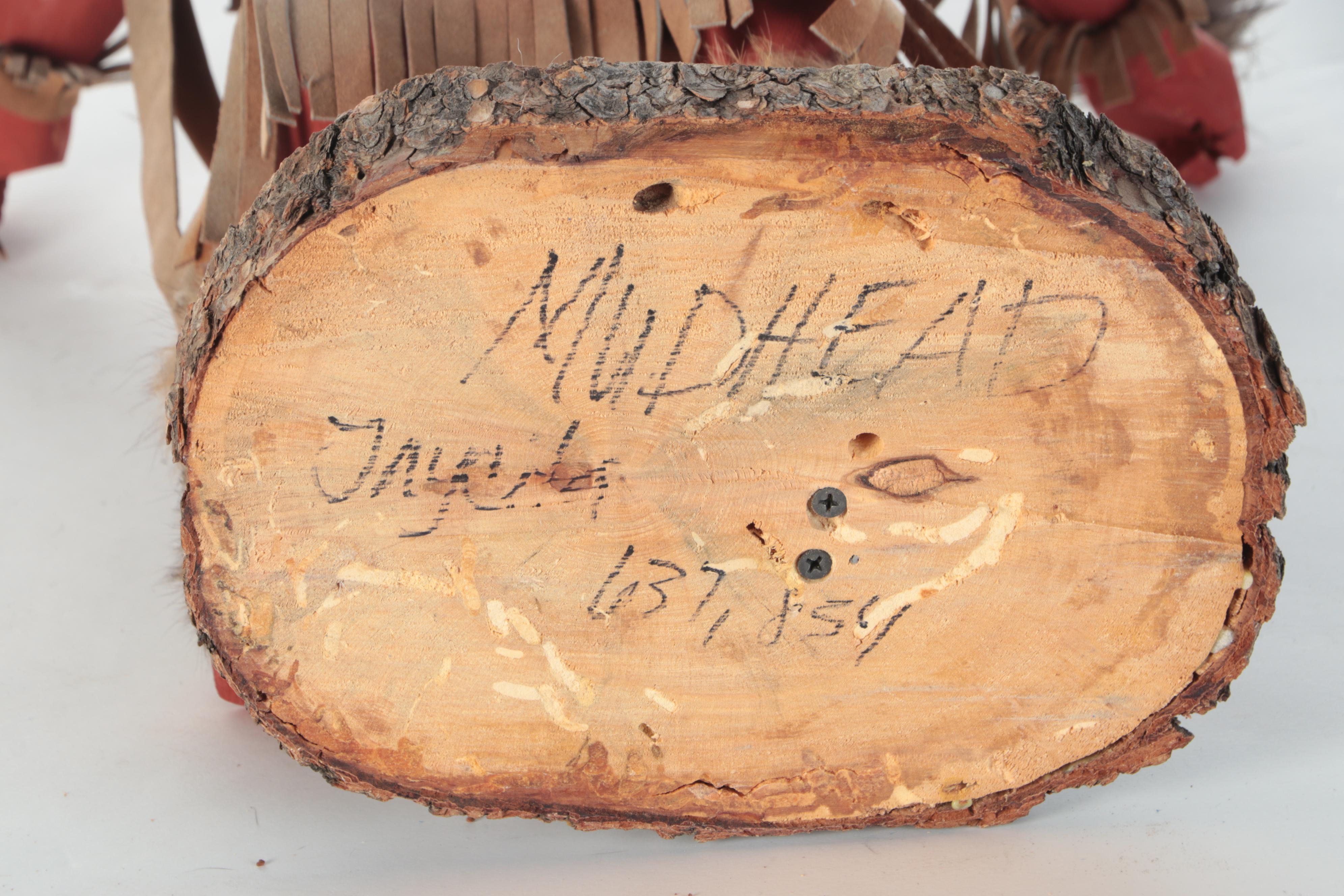 Native American Hopi "Mudhead" Kachina Figure