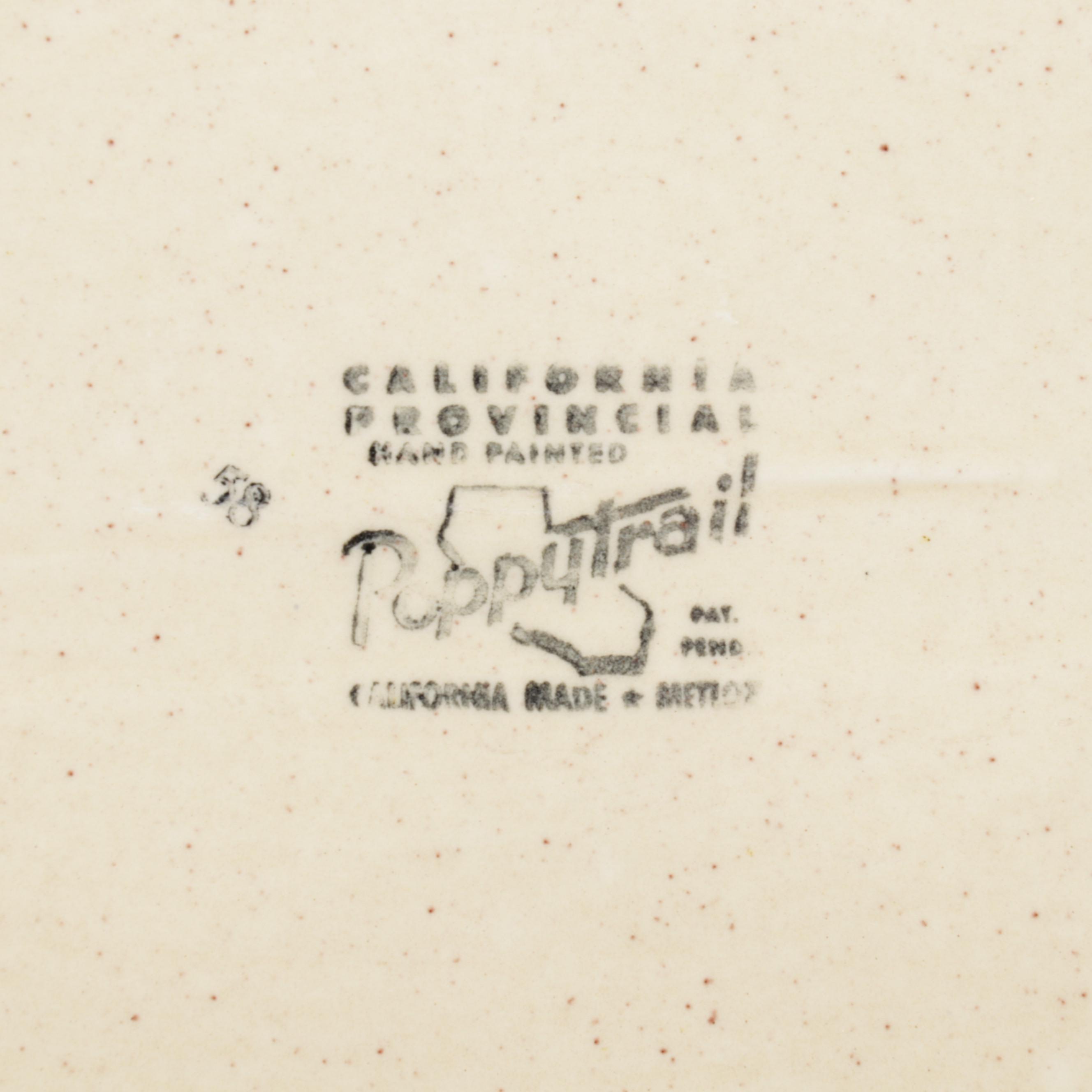 Metlox Poppytrail "California Provincial" Dinnerware, 1956–1982