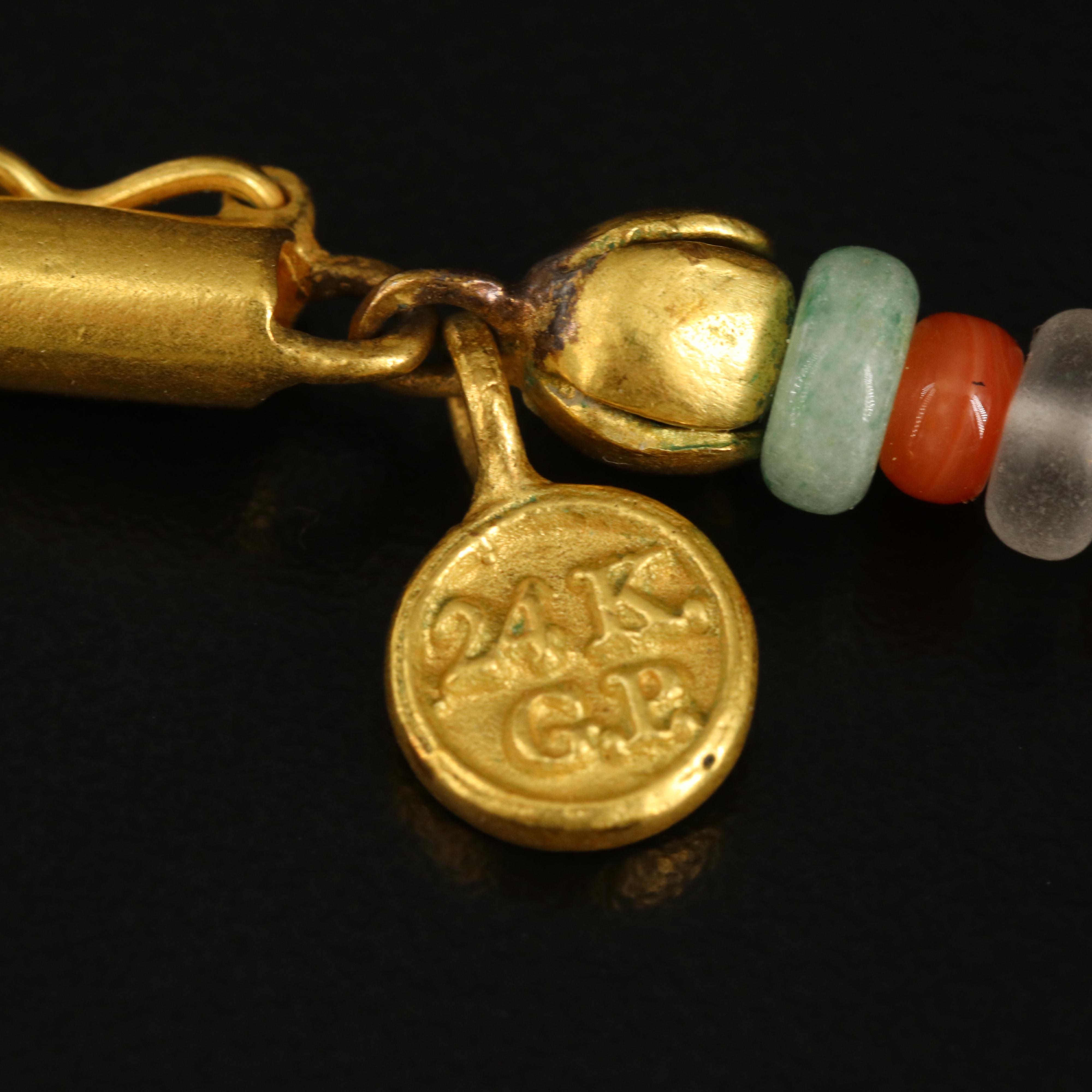 Colombian Reproduction Sodalite and Aventurine Necklace and Earring Sets