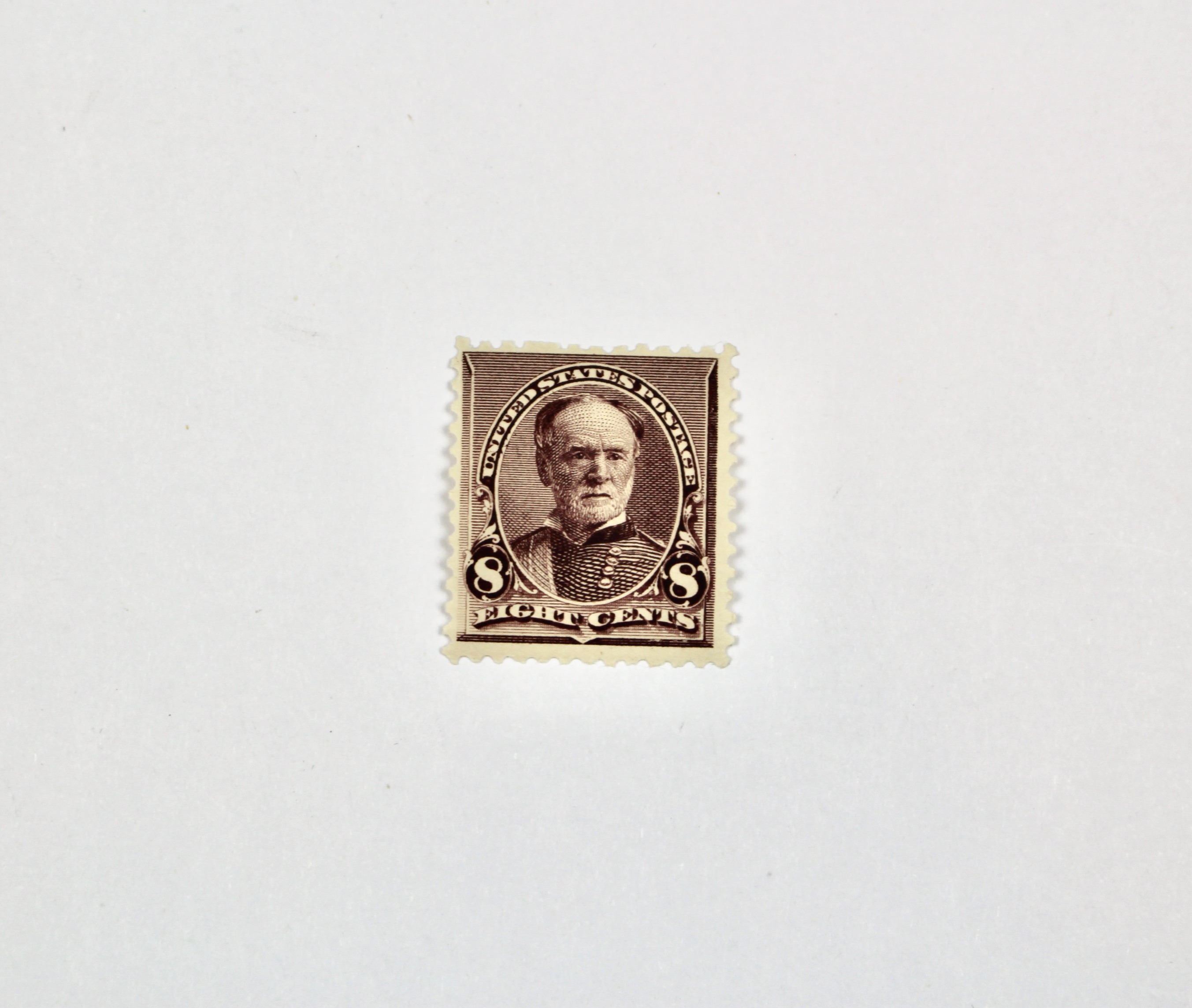 Four Early U.S. Mint Hinged Postage Stamps