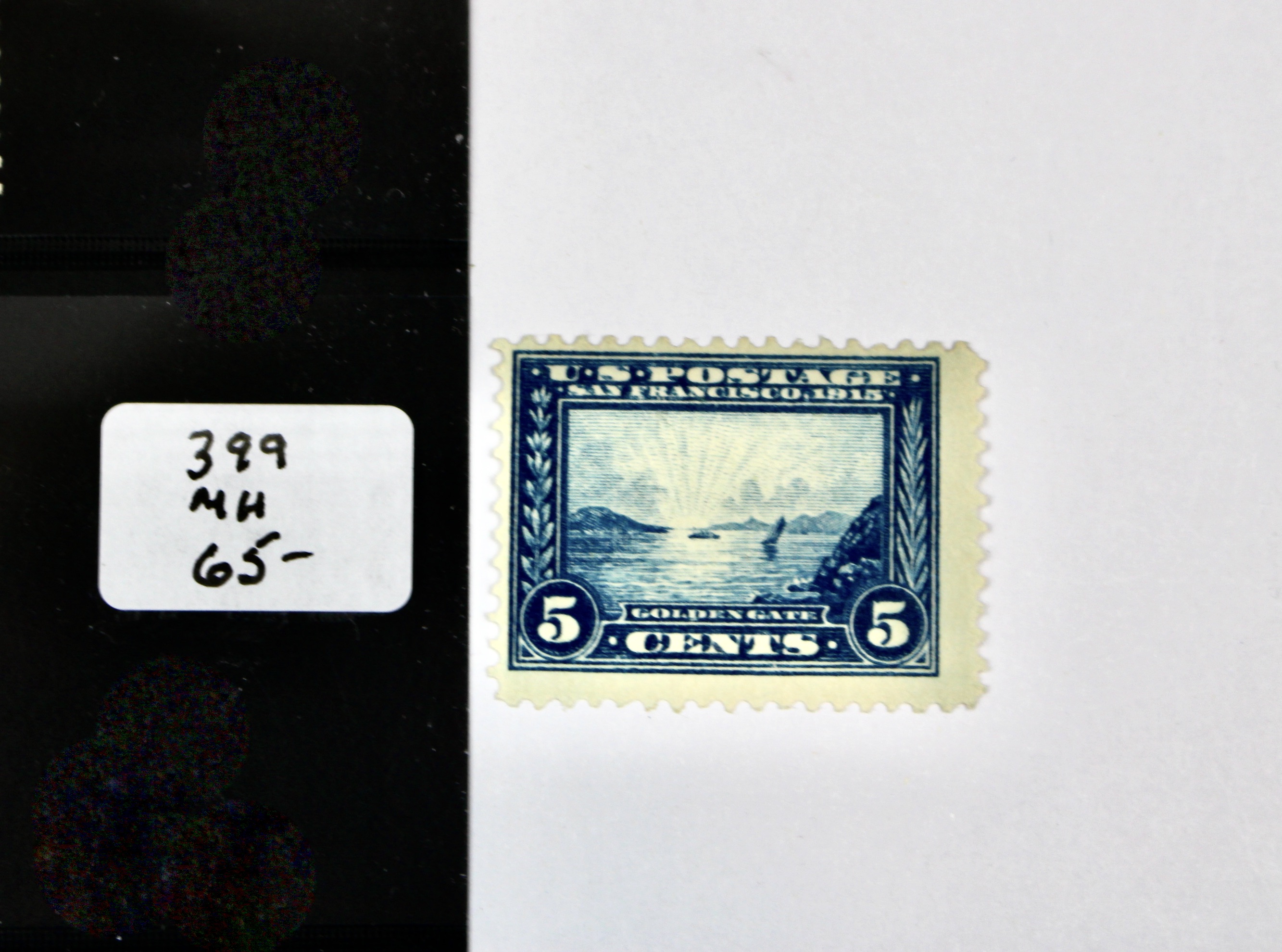 Four Early U.S. Mint Hinged Postage Stamps
