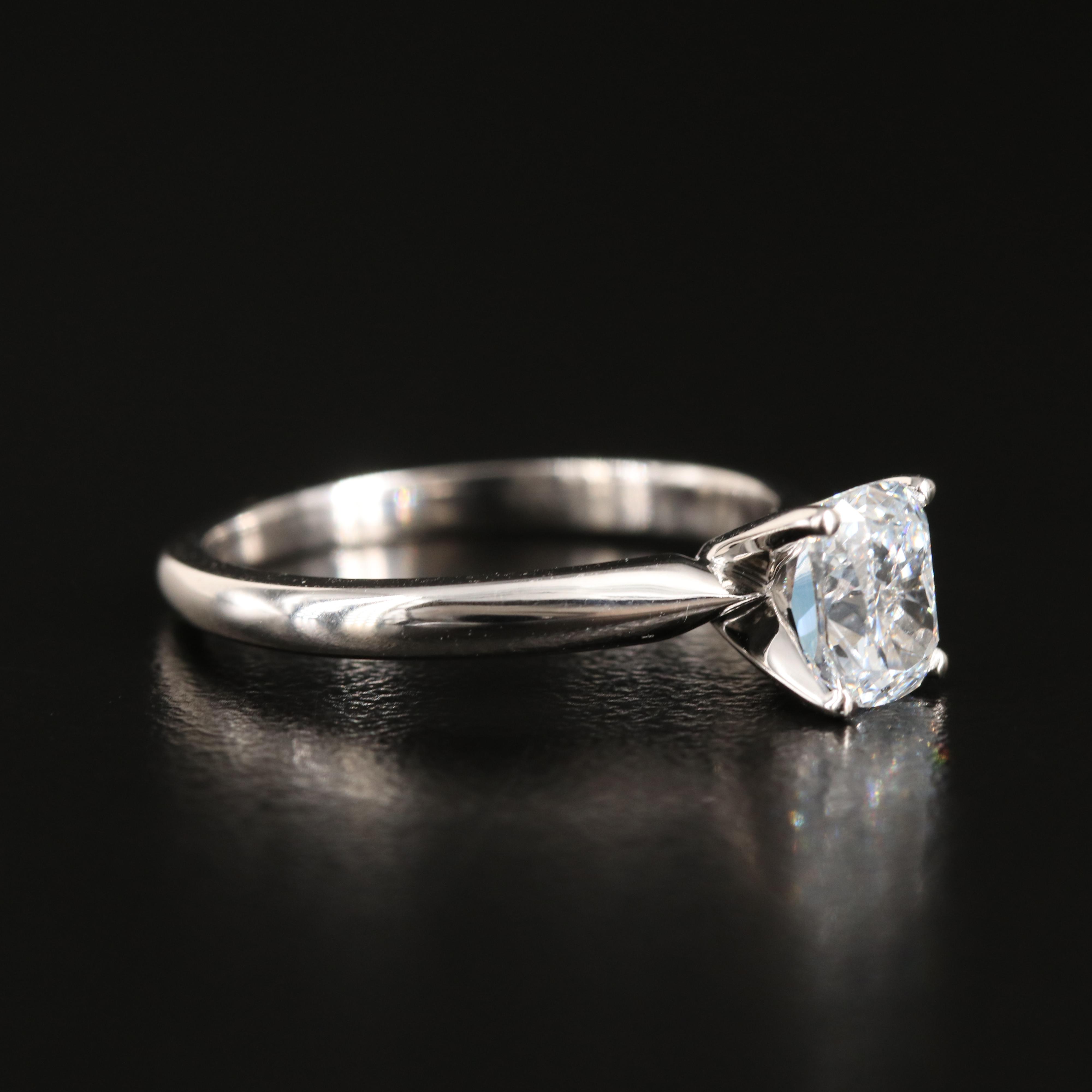 14K 1.00 CT Lab Grown Diamond Solitaire Ring with IGI Report