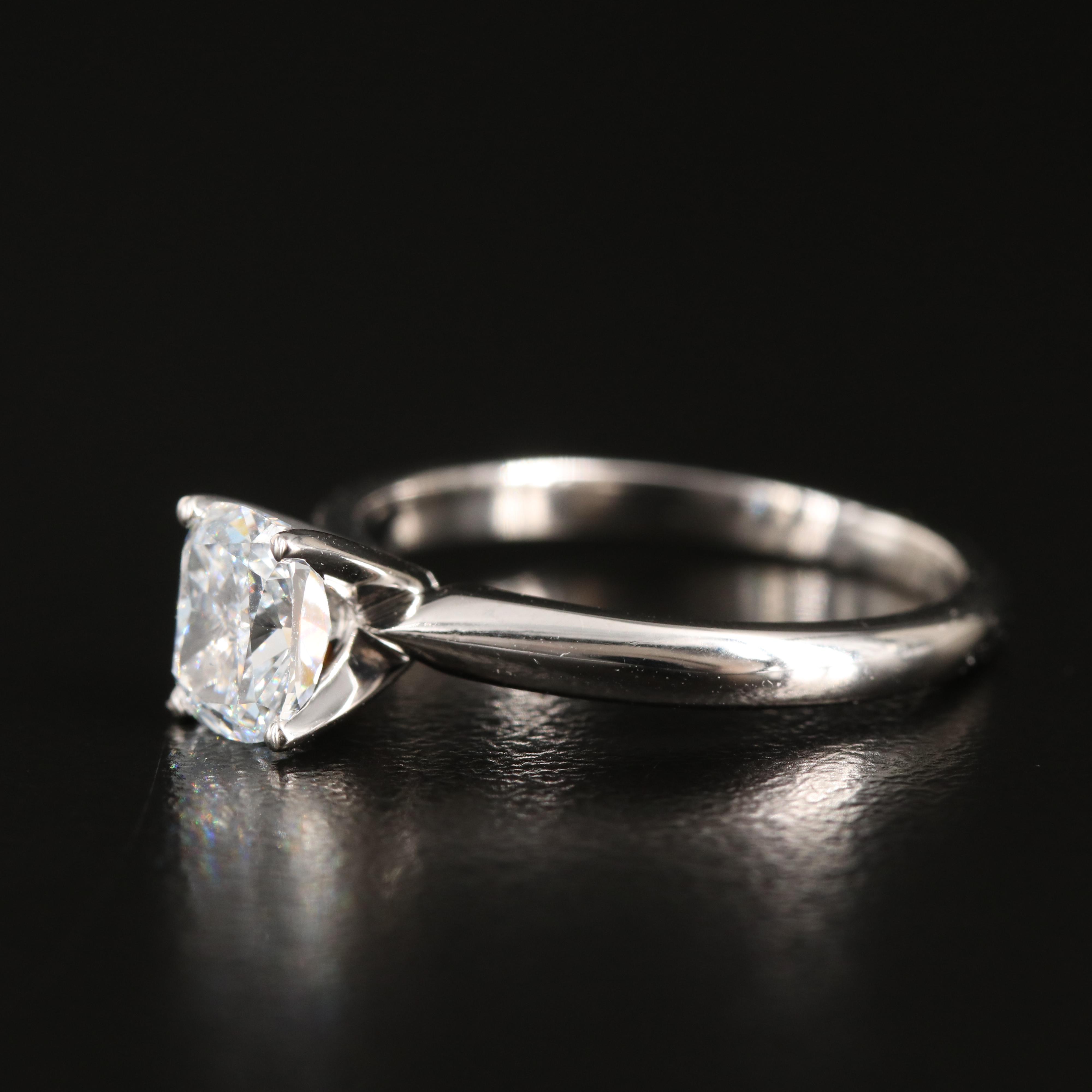 14K 1.00 CT Lab Grown Diamond Solitaire Ring with IGI Report