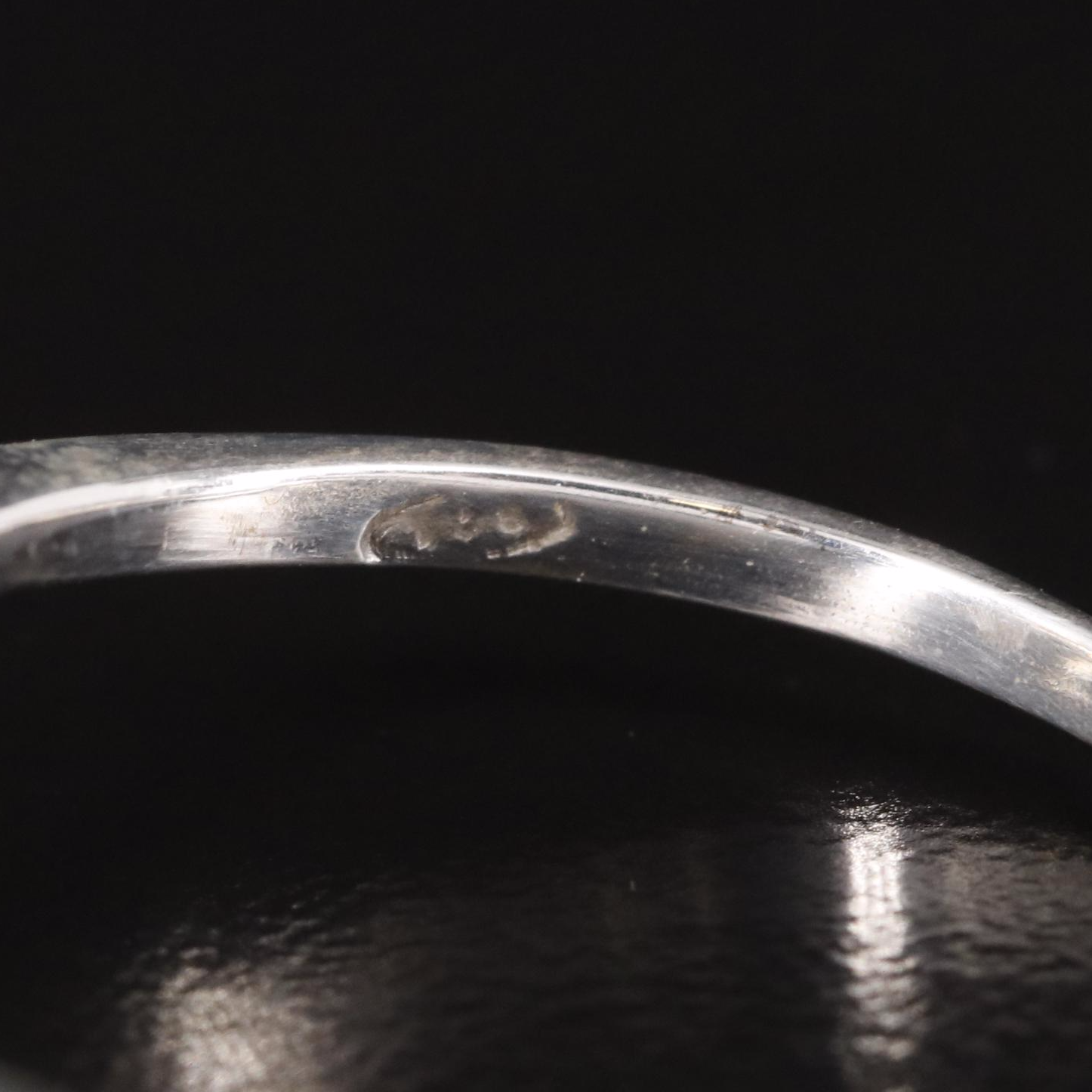 Sterling and Citrine Solitaire Bypass Ring