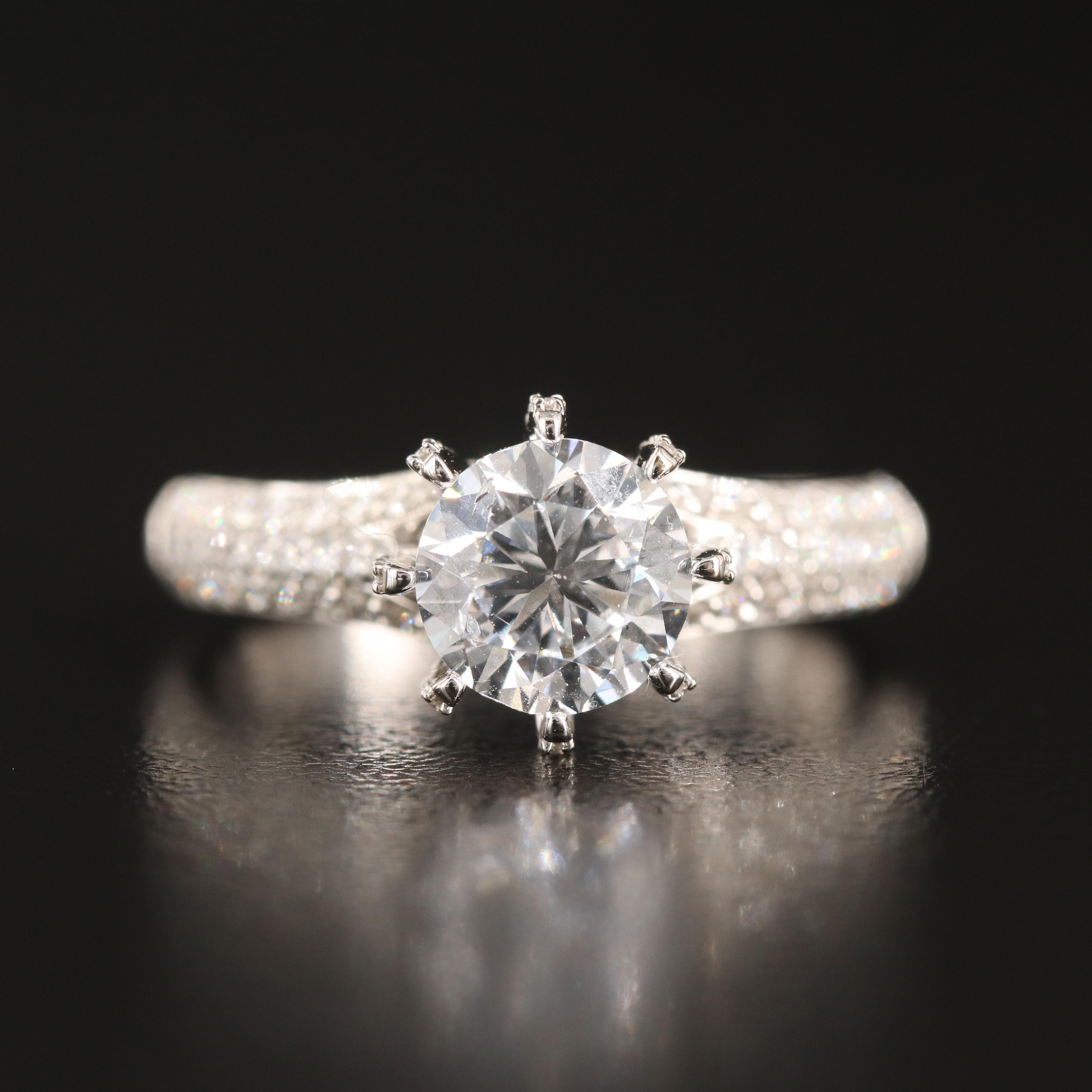 14K 2.09 CTW Lab Grown Diamond Ring