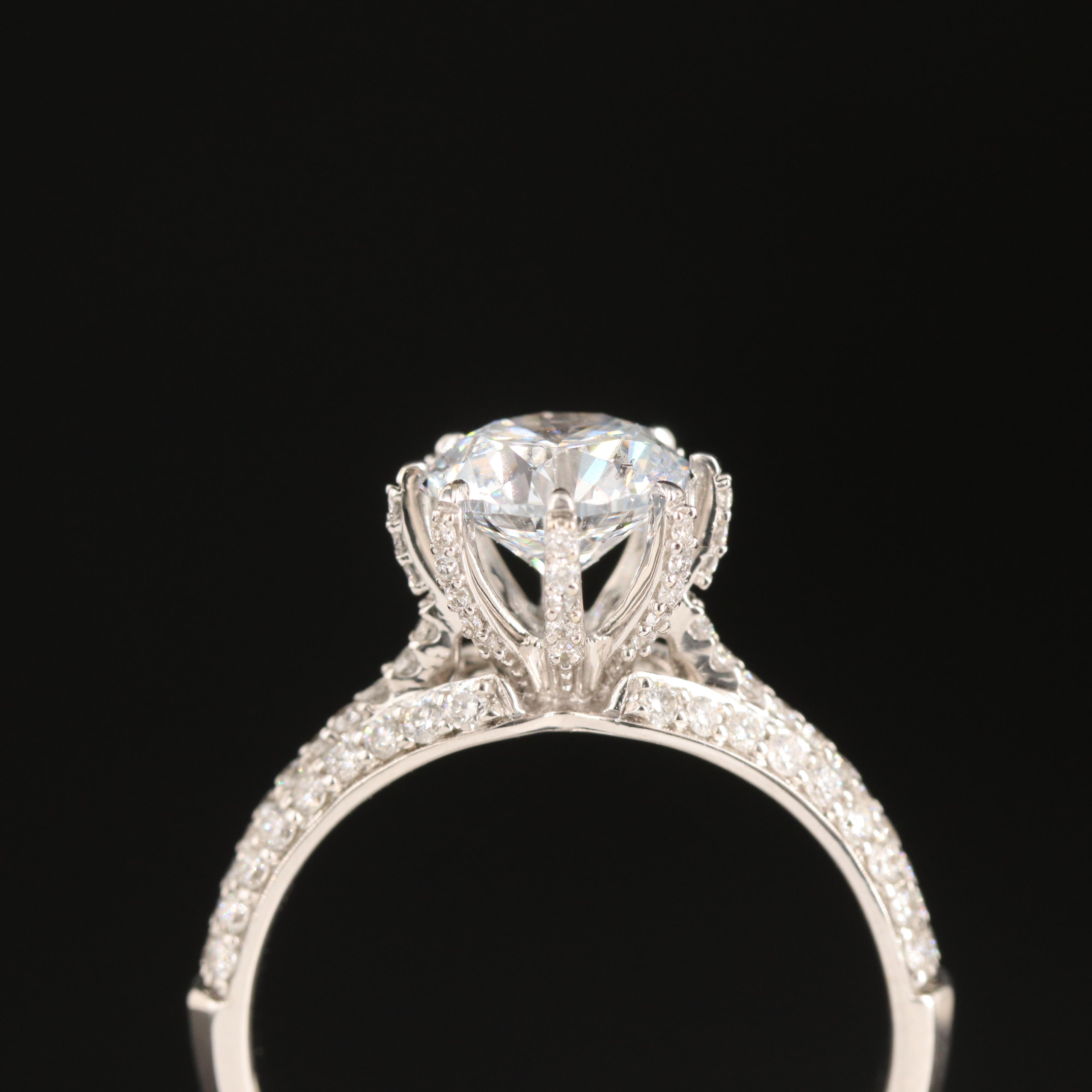 14K 2.09 CTW Lab Grown Diamond Ring
