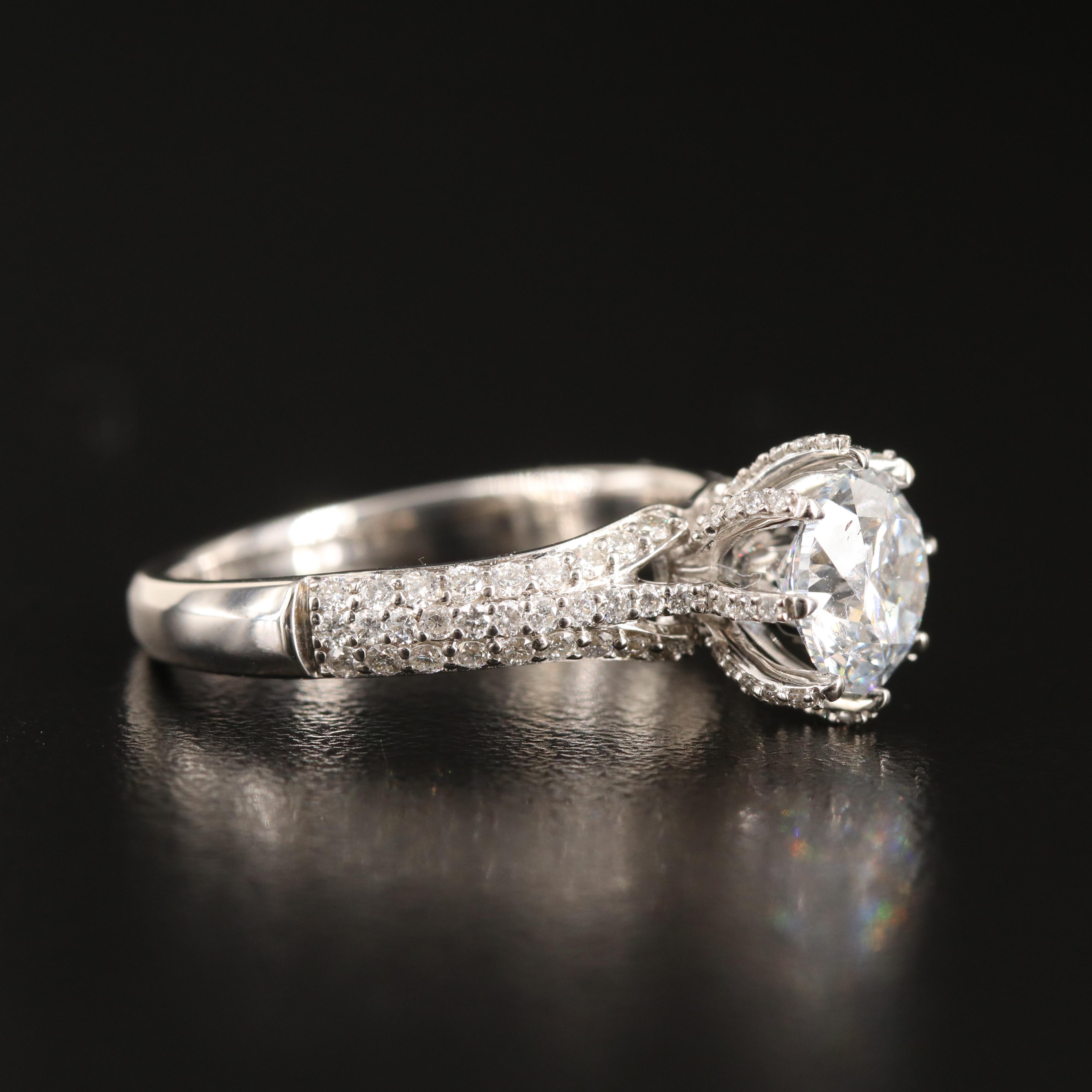 14K 2.09 CTW Lab Grown Diamond Ring