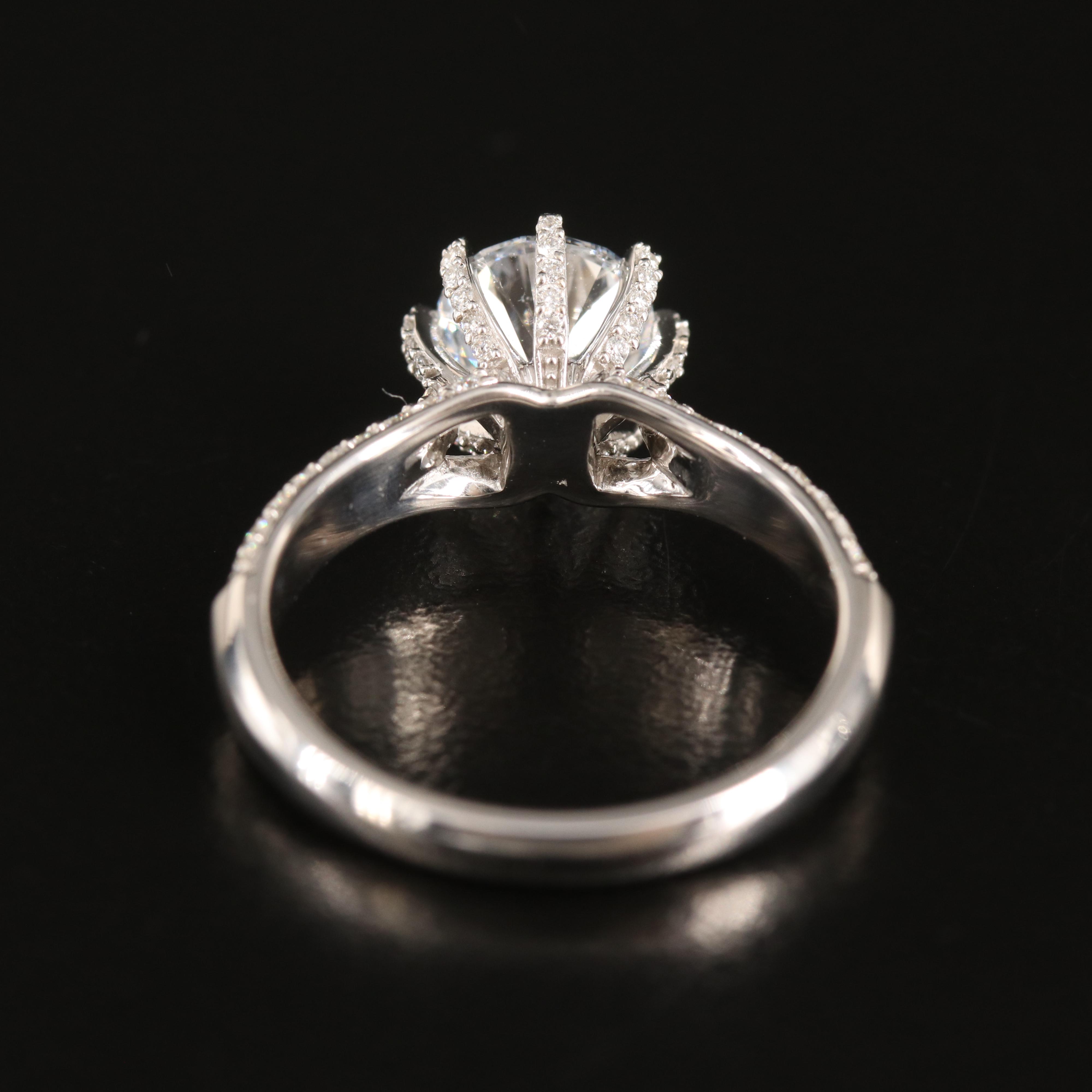 14K 2.09 CTW Lab Grown Diamond Ring