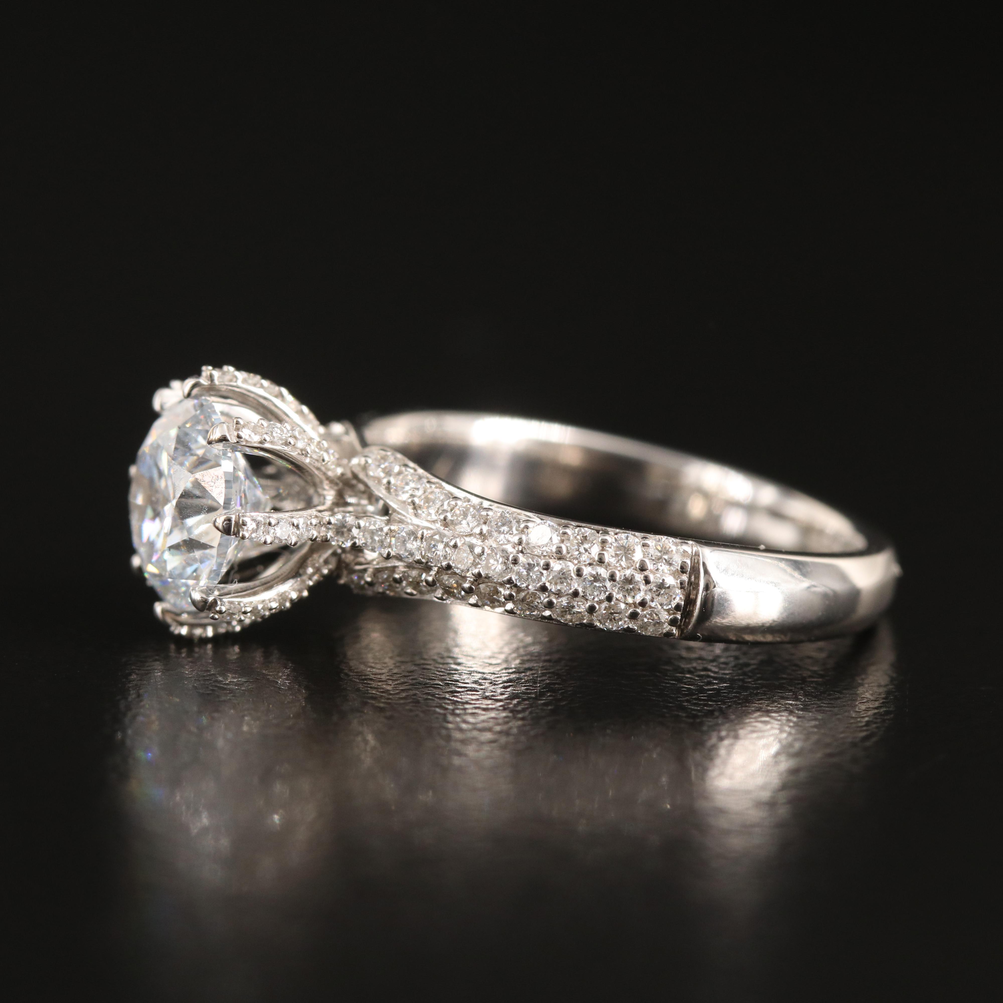 14K 2.09 CTW Lab Grown Diamond Ring