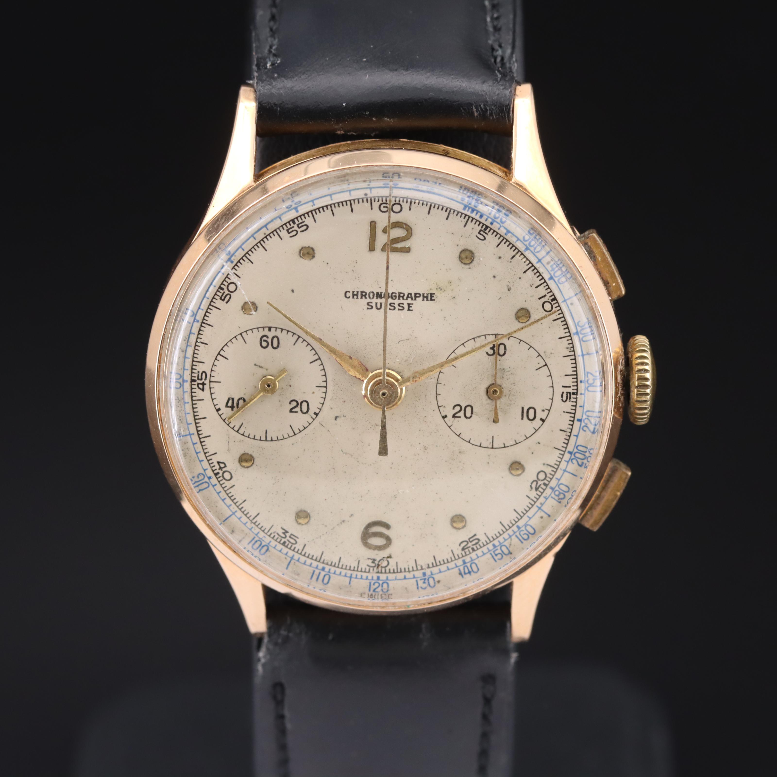 18K Suisse Chronographe Watch