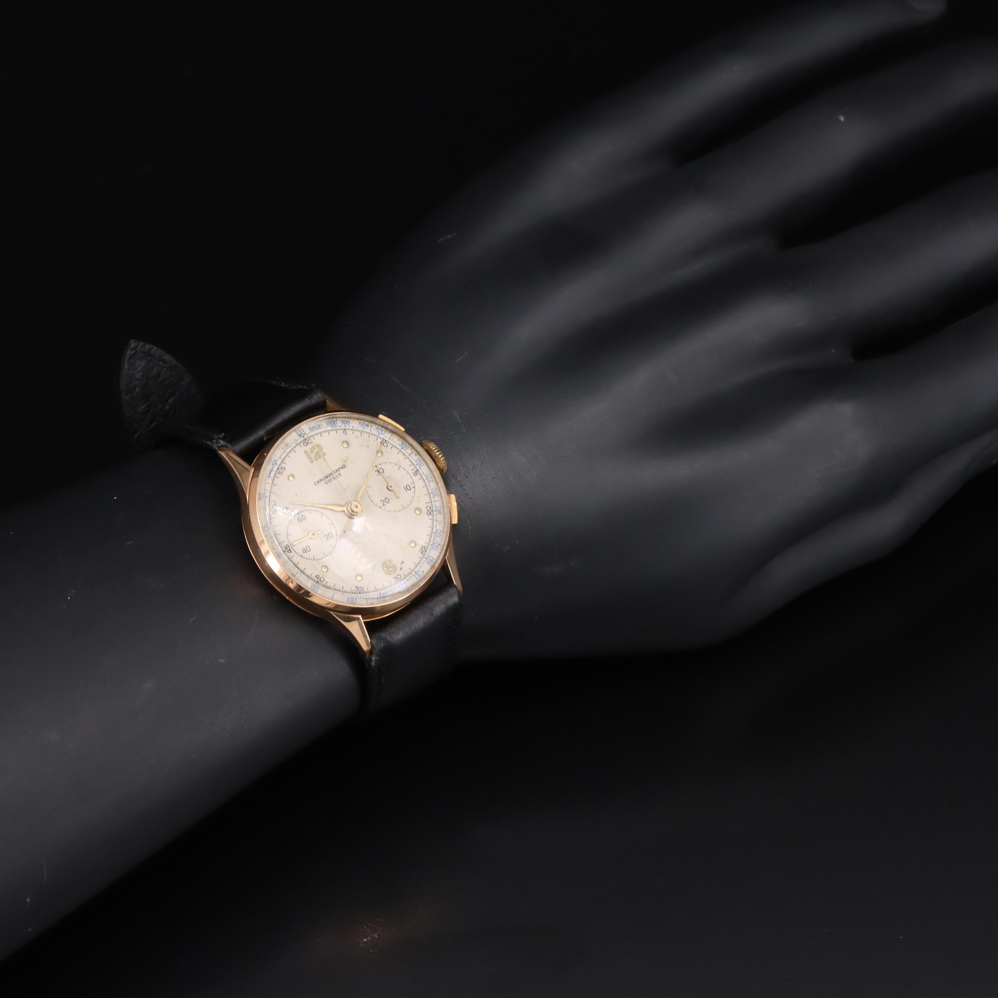 18K Suisse Chronographe Watch