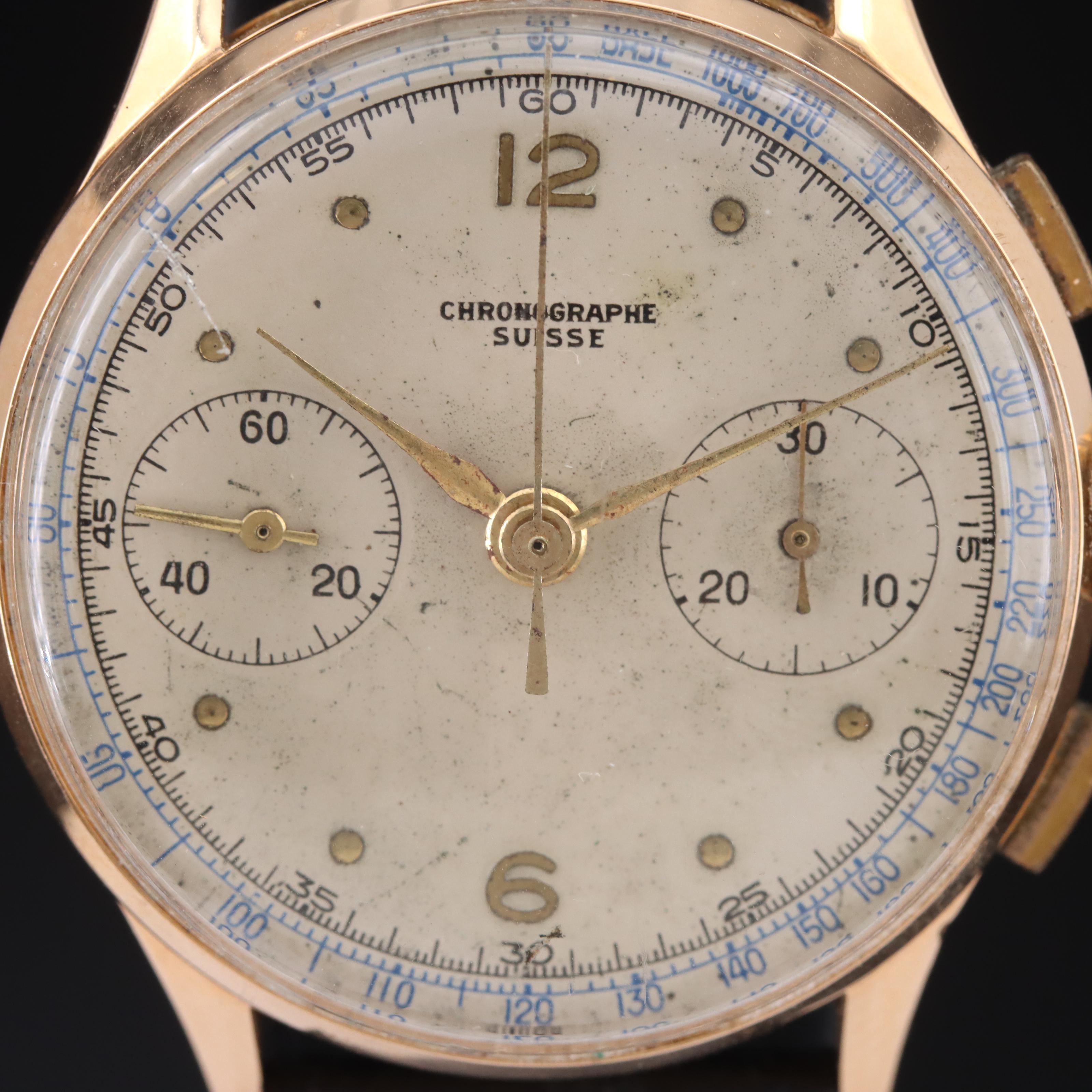 18K Suisse Chronographe Watch