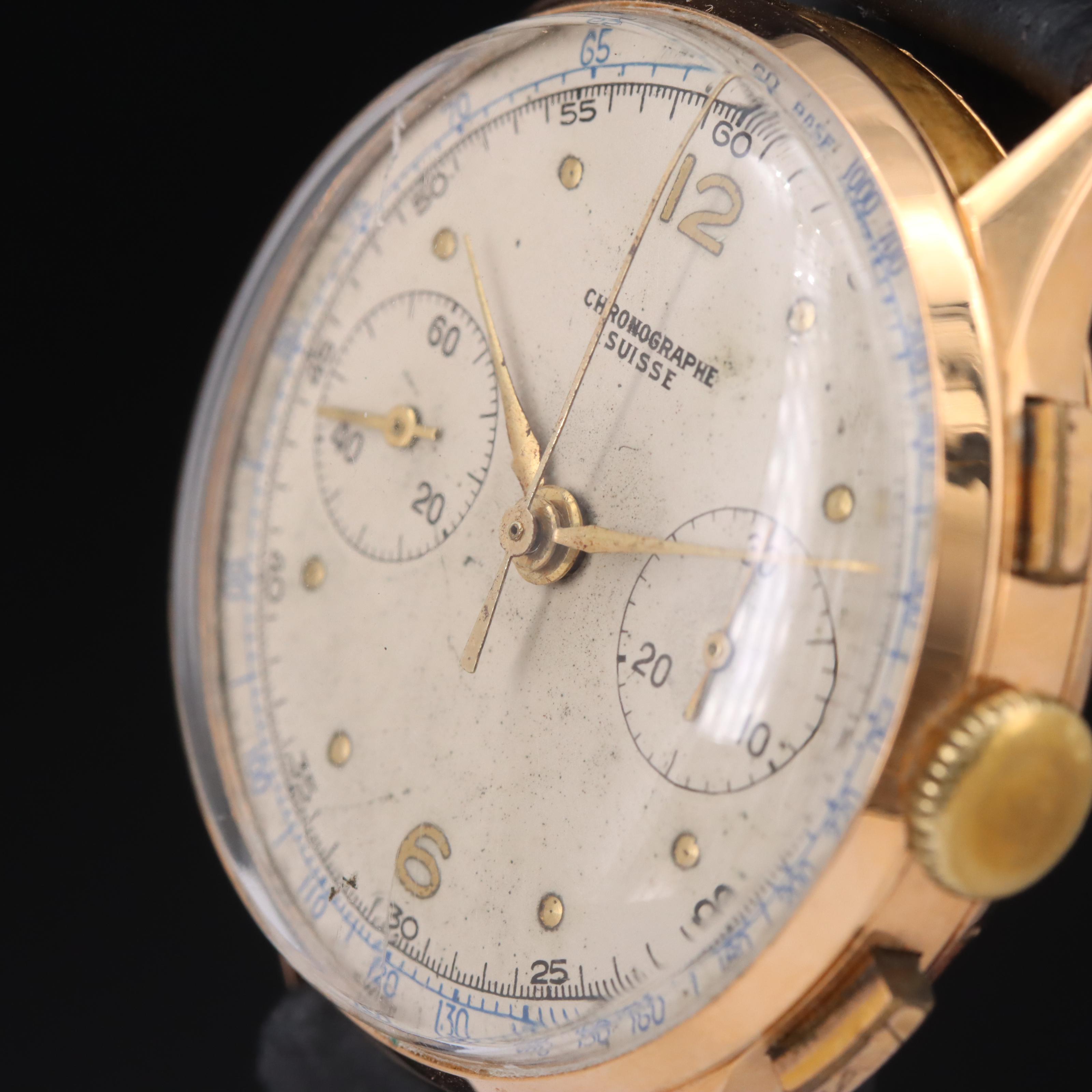 18K Suisse Chronographe Watch