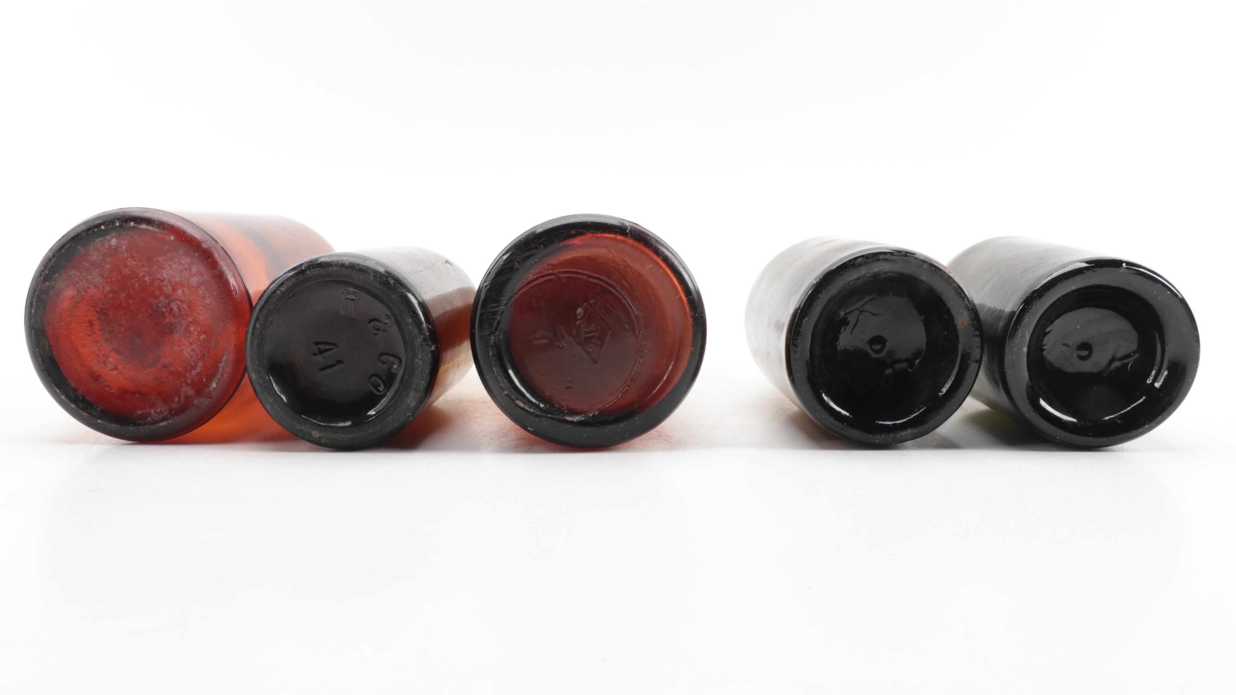 Reed & Company, Illinois Glass with Other Beer and Wine Bottles, Early 20th C.