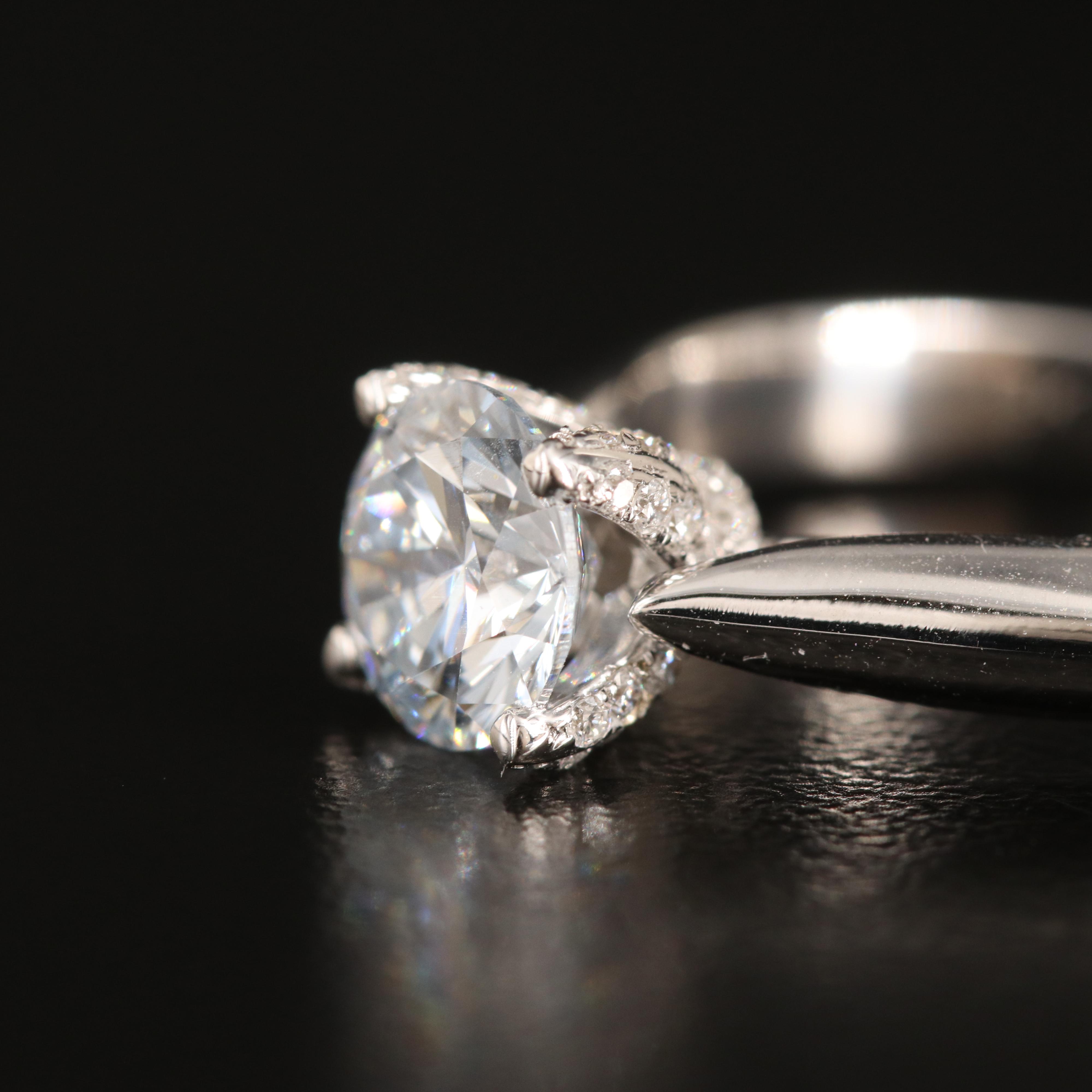 18K 1.30 CTW Lab Grown Diamond Ring