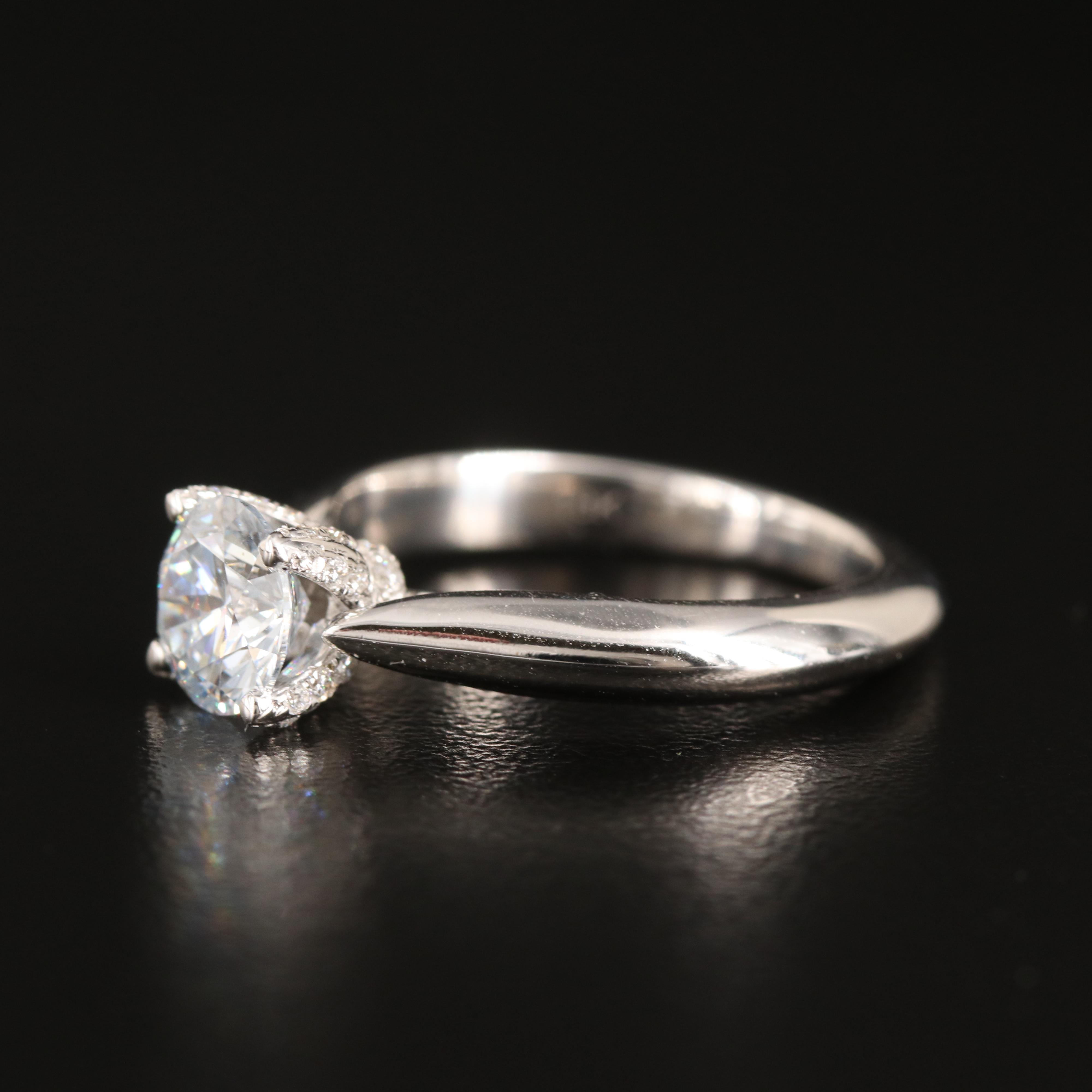 18K 1.30 CTW Lab Grown Diamond Ring