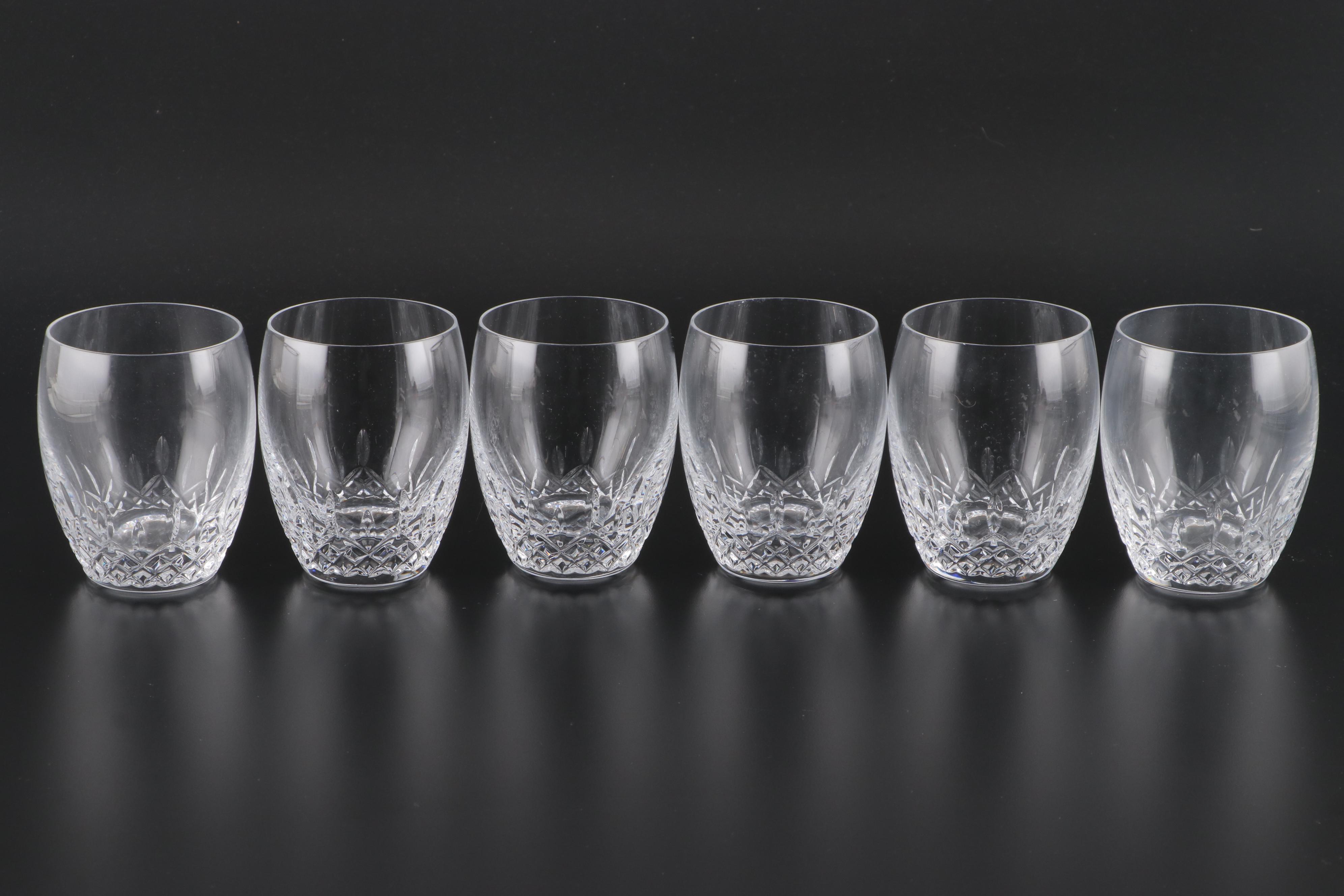 Waterford Crystal "Lismore Essence" Double Old Fashioned Glasses