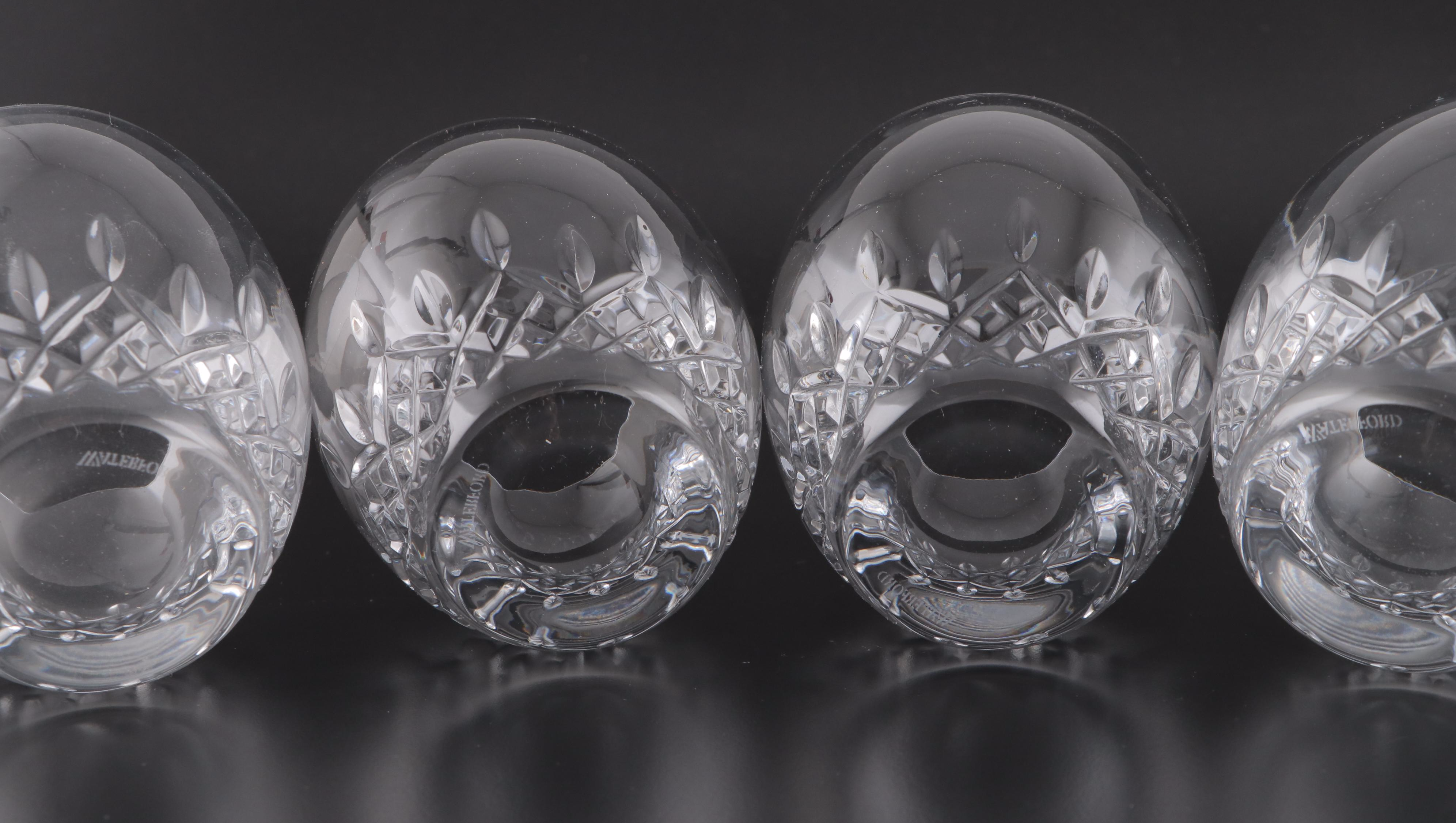 Waterford Crystal "Lismore Essence" Double Old Fashioned Glasses