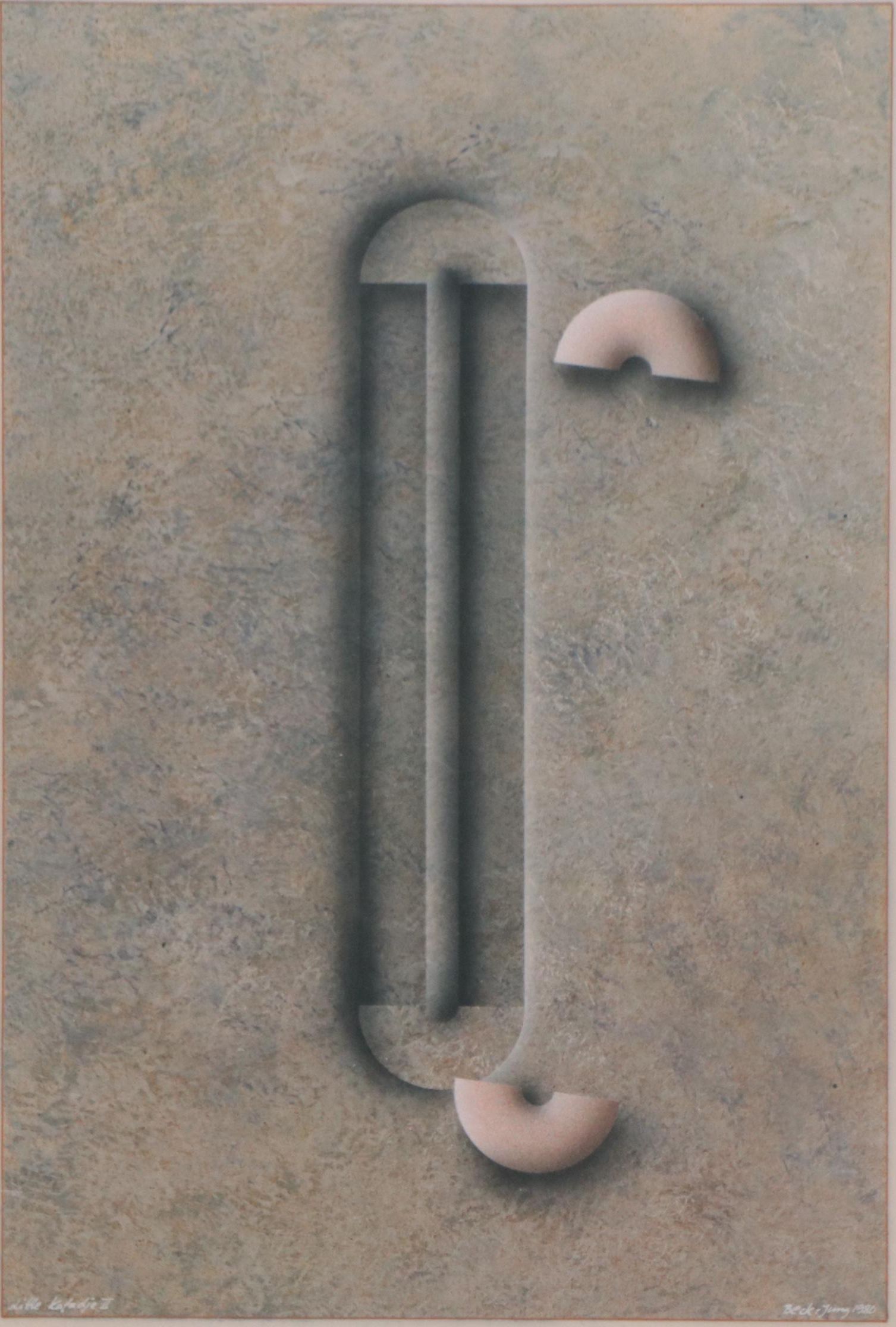 Beck and Jung Acrylic Painting "Little Katadje II," 1980