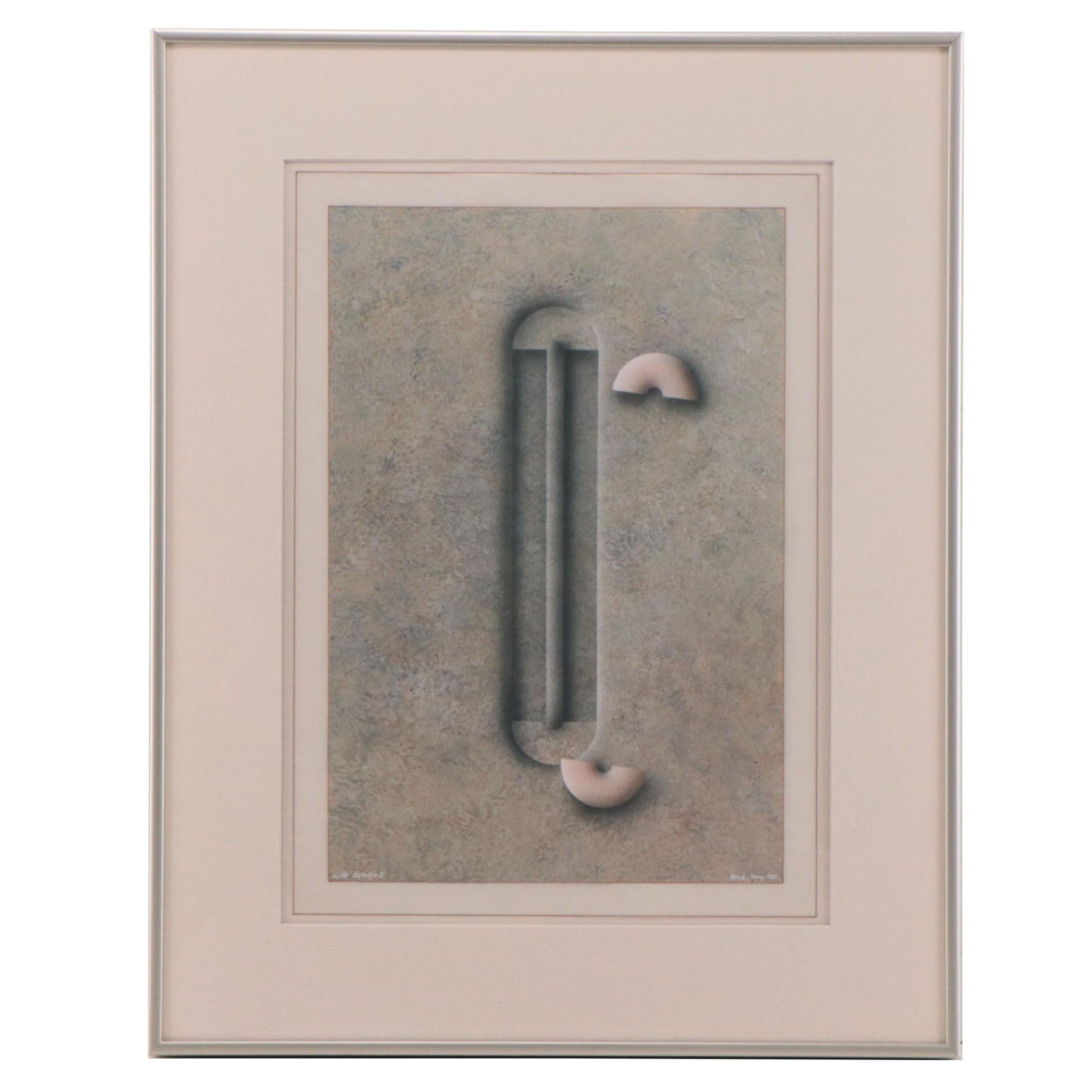 Beck and Jung Acrylic Painting "Little Katadje II," 1980